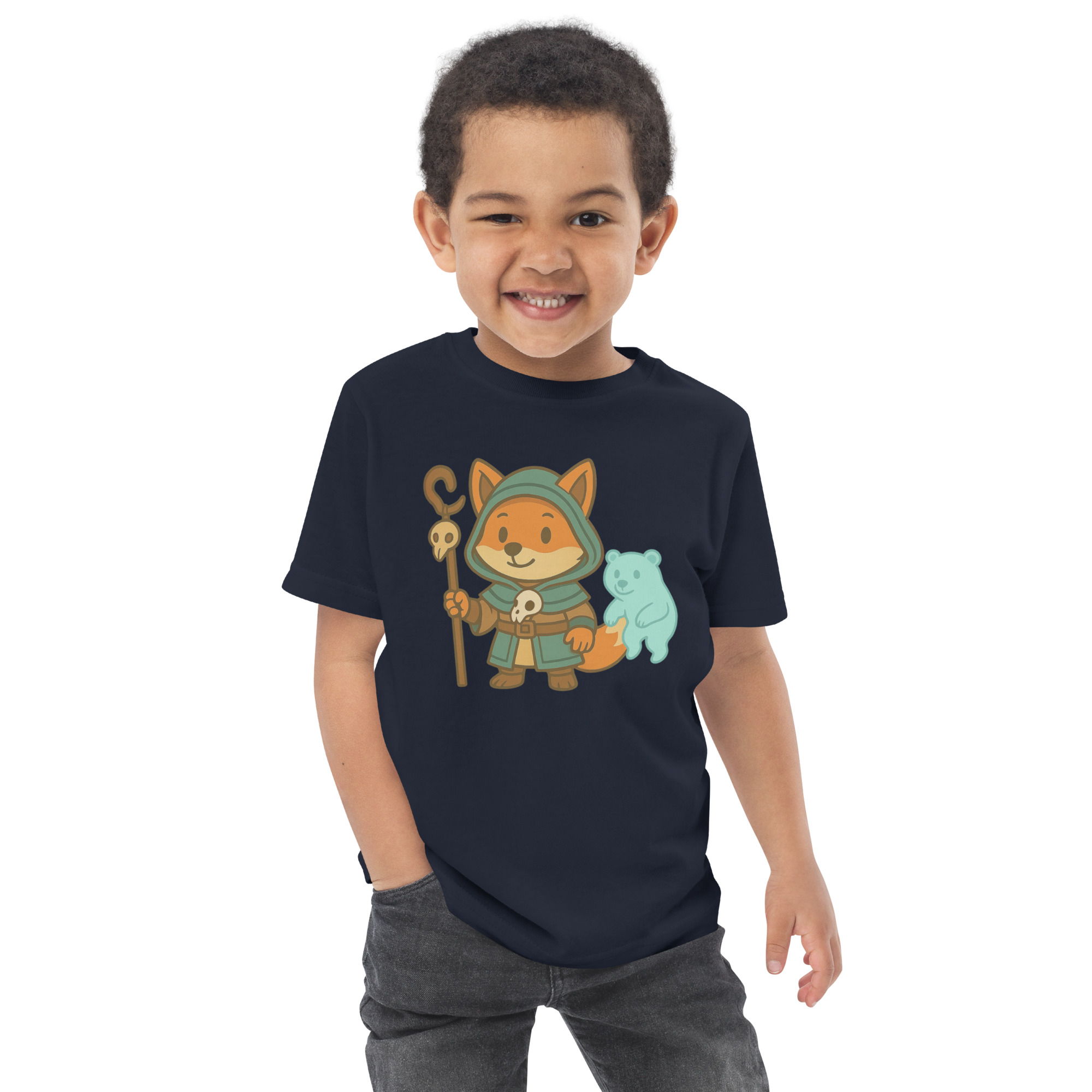 Fox Shaman - Jersey-DTG-T-Shirt für Kleinkinder – Bild 8