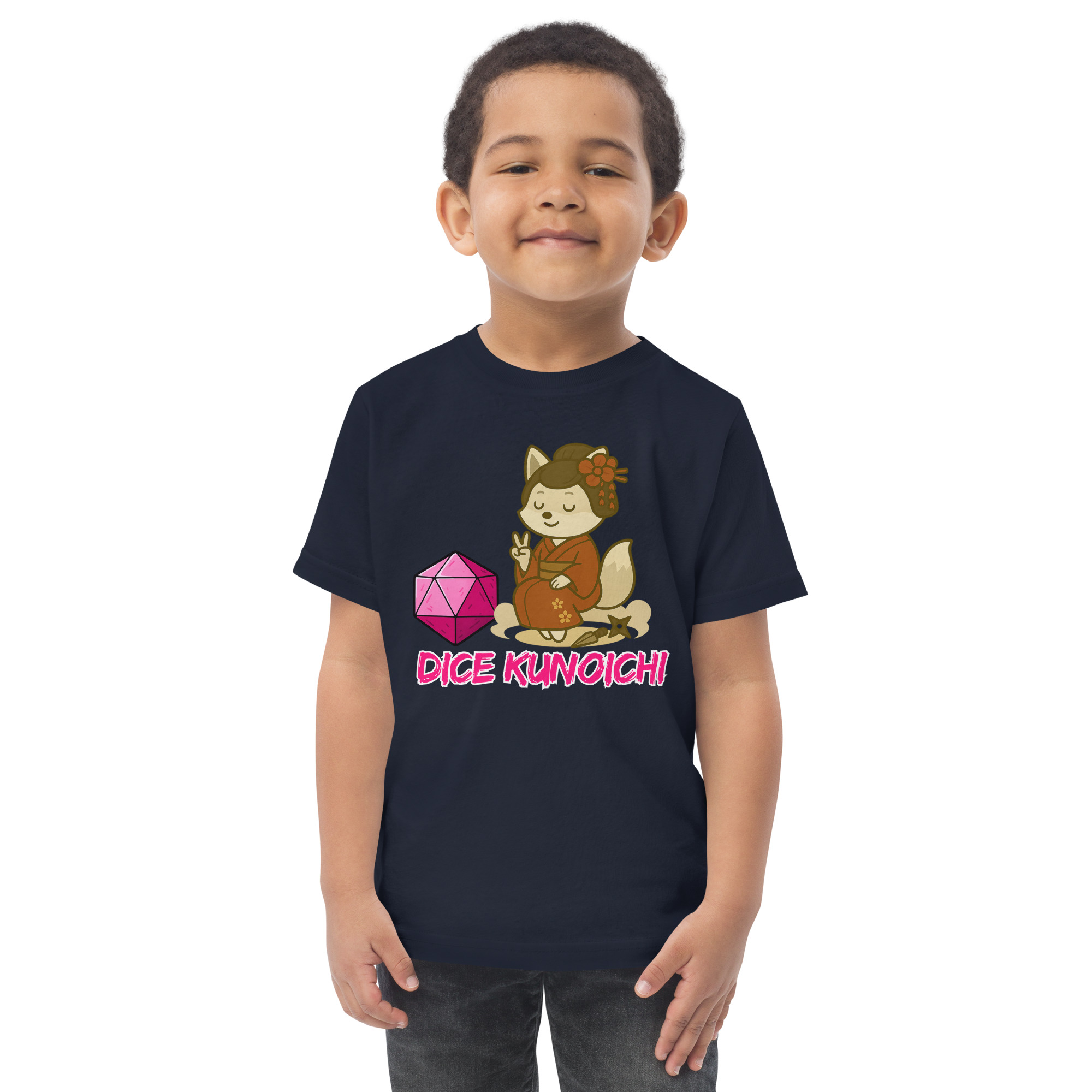 Dice Kunoishi - Jersey-DTG-T-Shirt für Kleinkinder – Bild 5