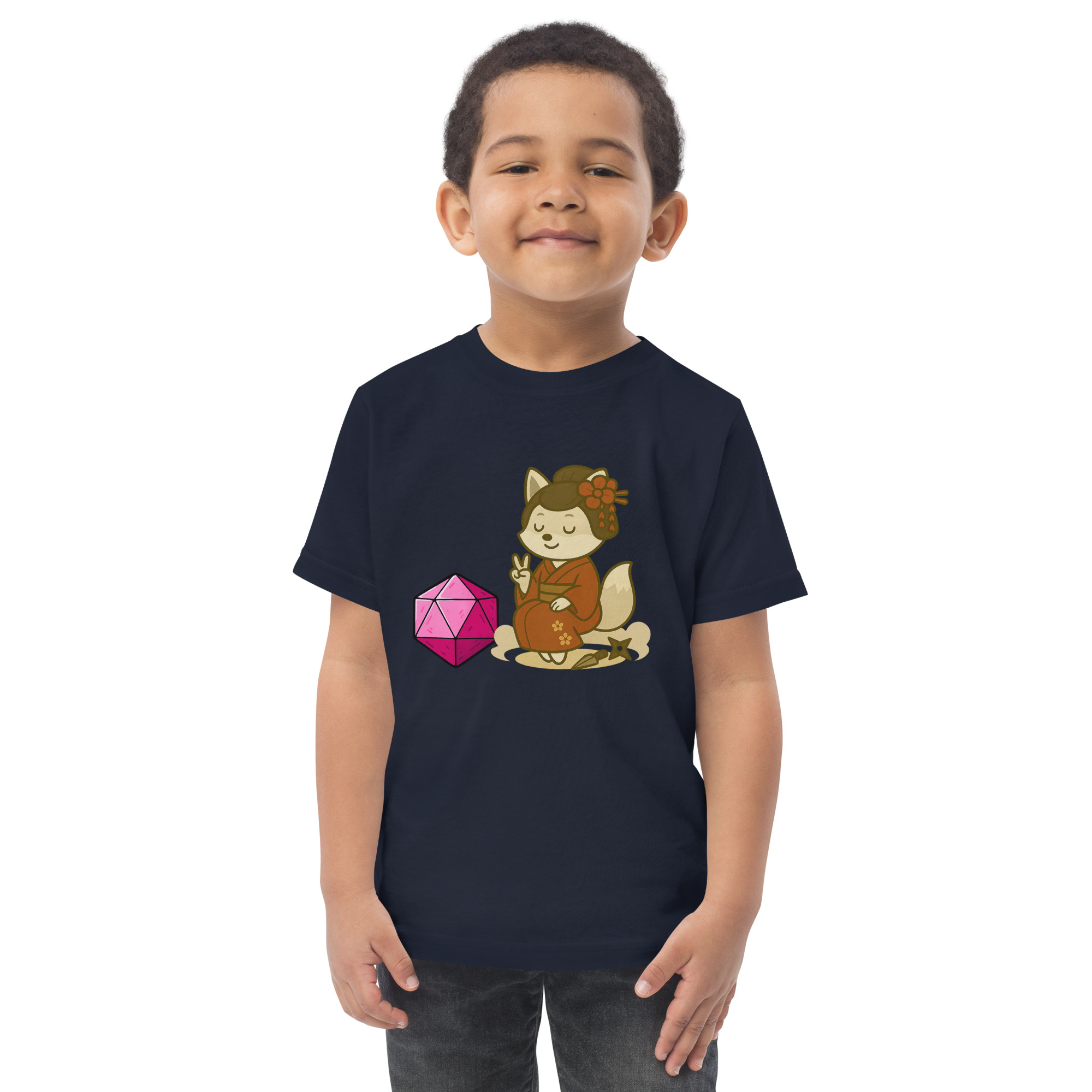 Dicefox Konoishi - Jersey-DTG-T-Shirt für Kleinkinder – Bild 5