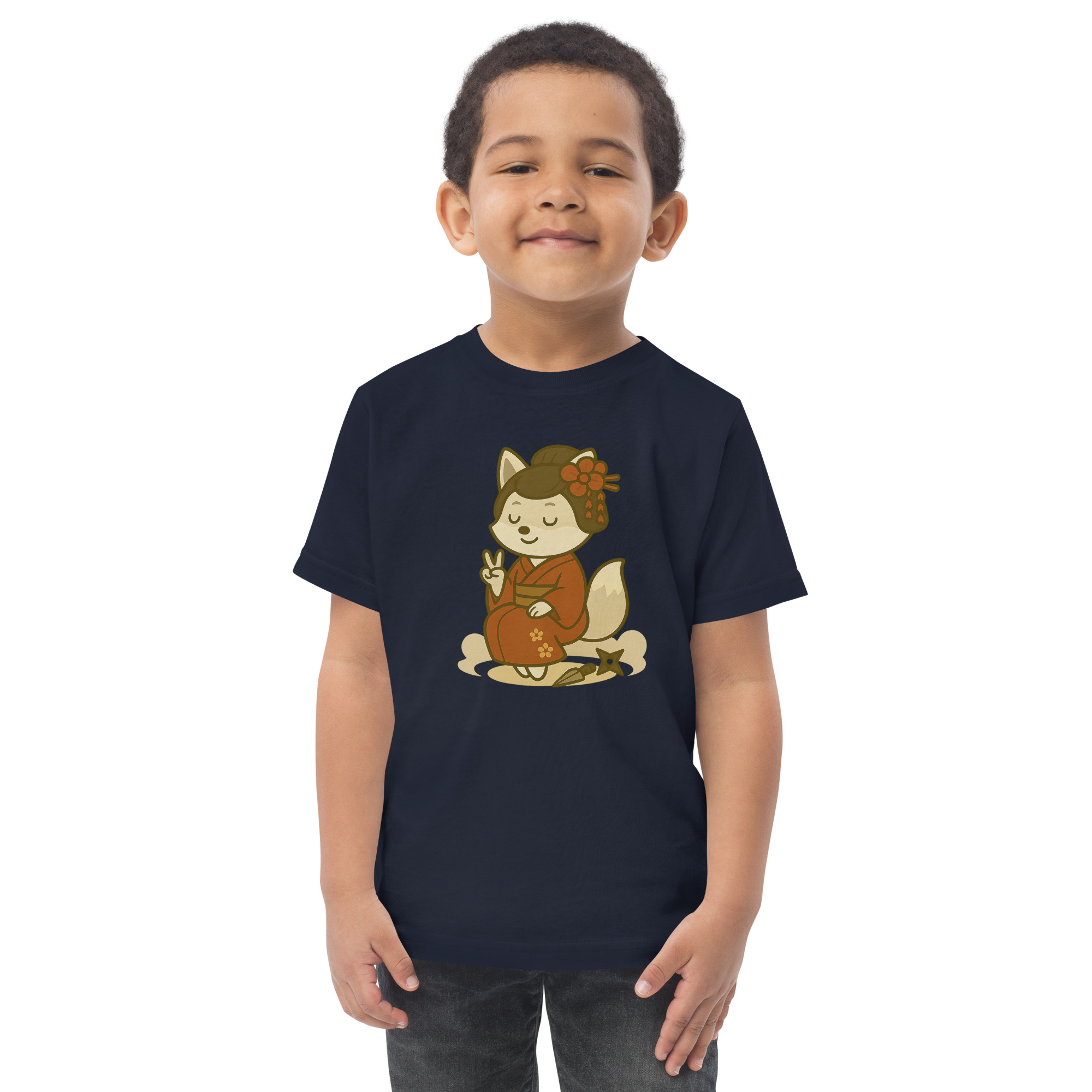 Fox Kunoishi - Jersey-DTG-T-Shirt für Kleinkinder – Bild 5