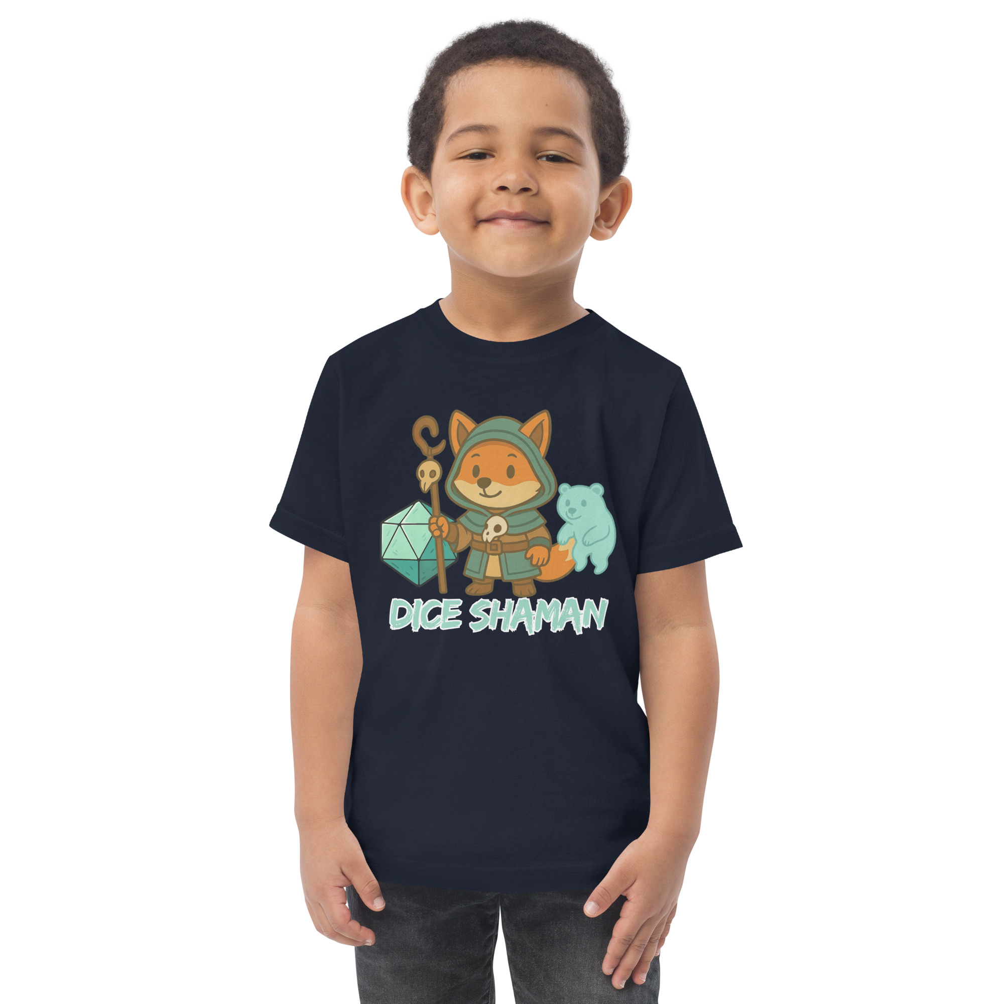 Dice Shaman - Jersey-DTG-T-Shirt für Kleinkinder – Bild 5