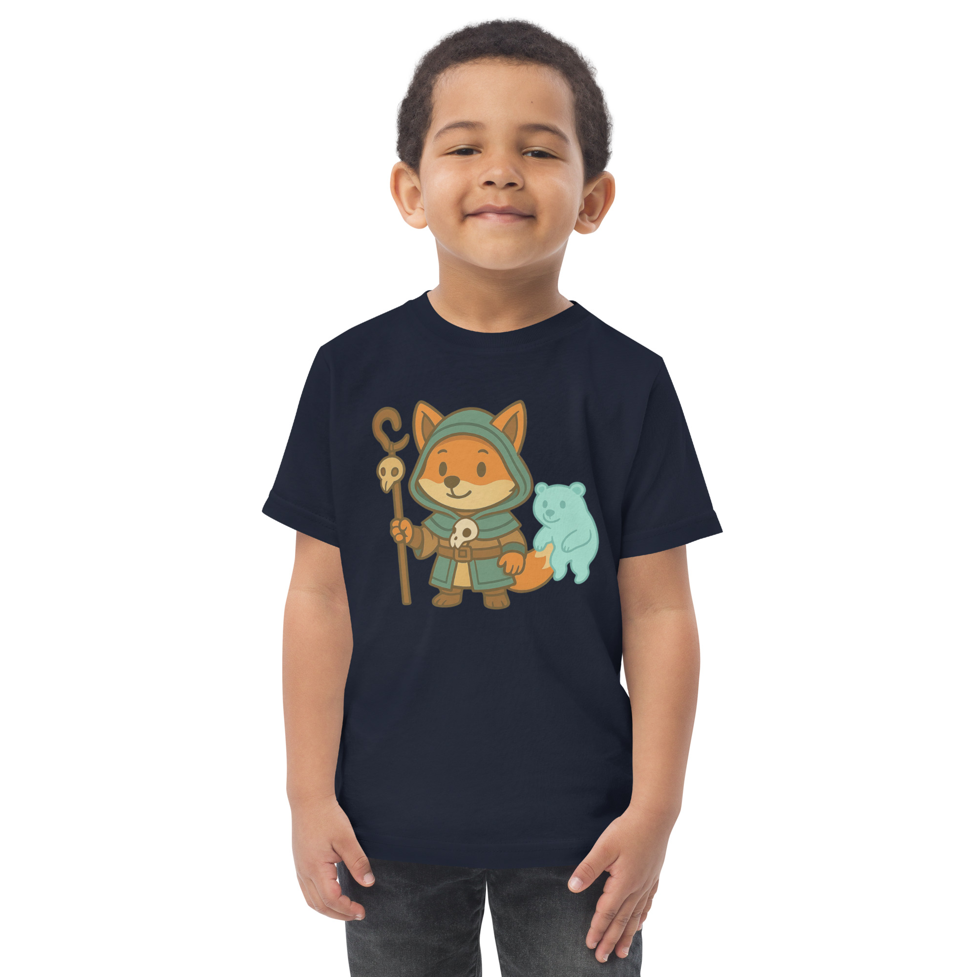 Fox Shaman - Jersey-DTG-T-Shirt für Kleinkinder – Bild 5