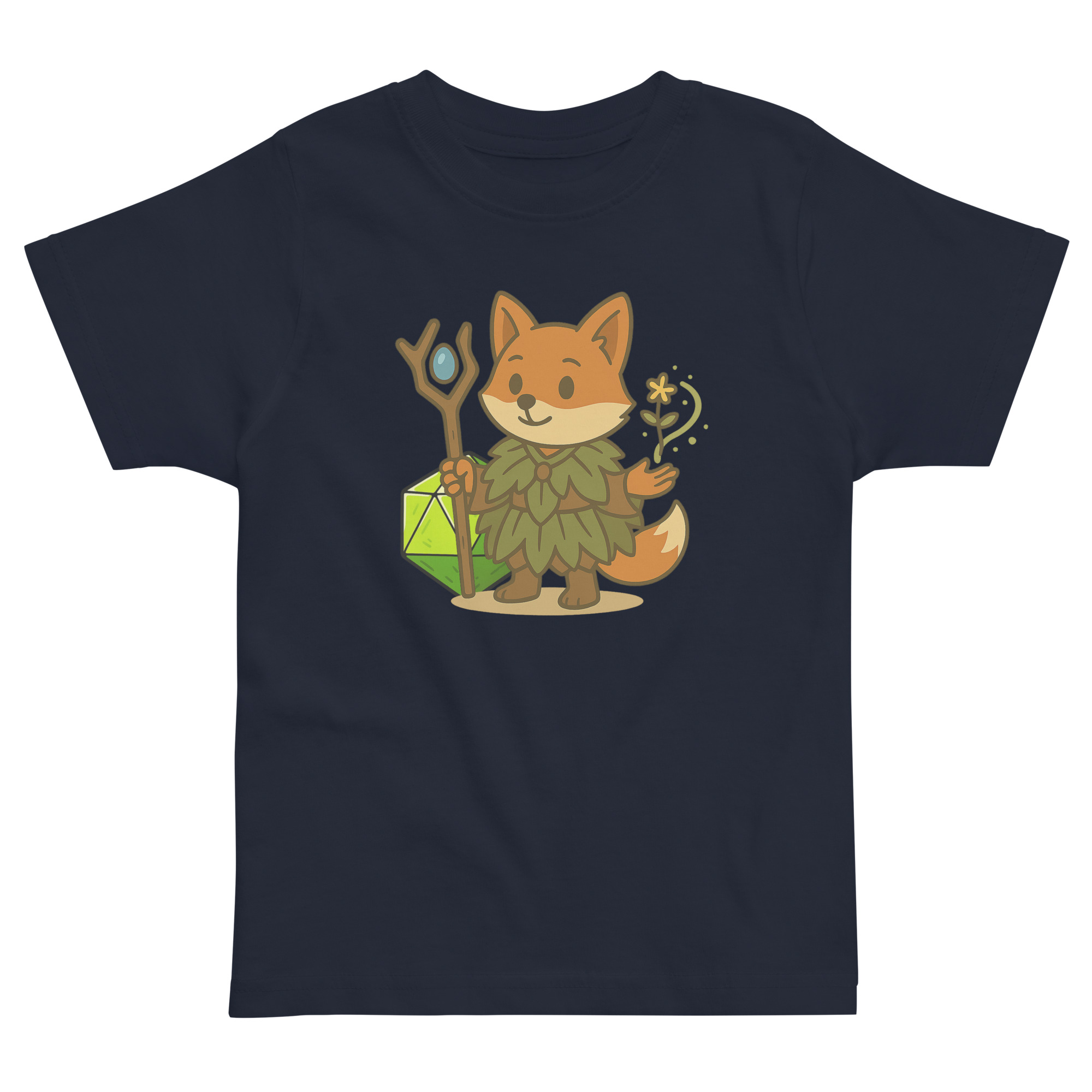 Dicefox Druid - Jersey-DTG-T-Shirt für Kleinkinder – Bild 2