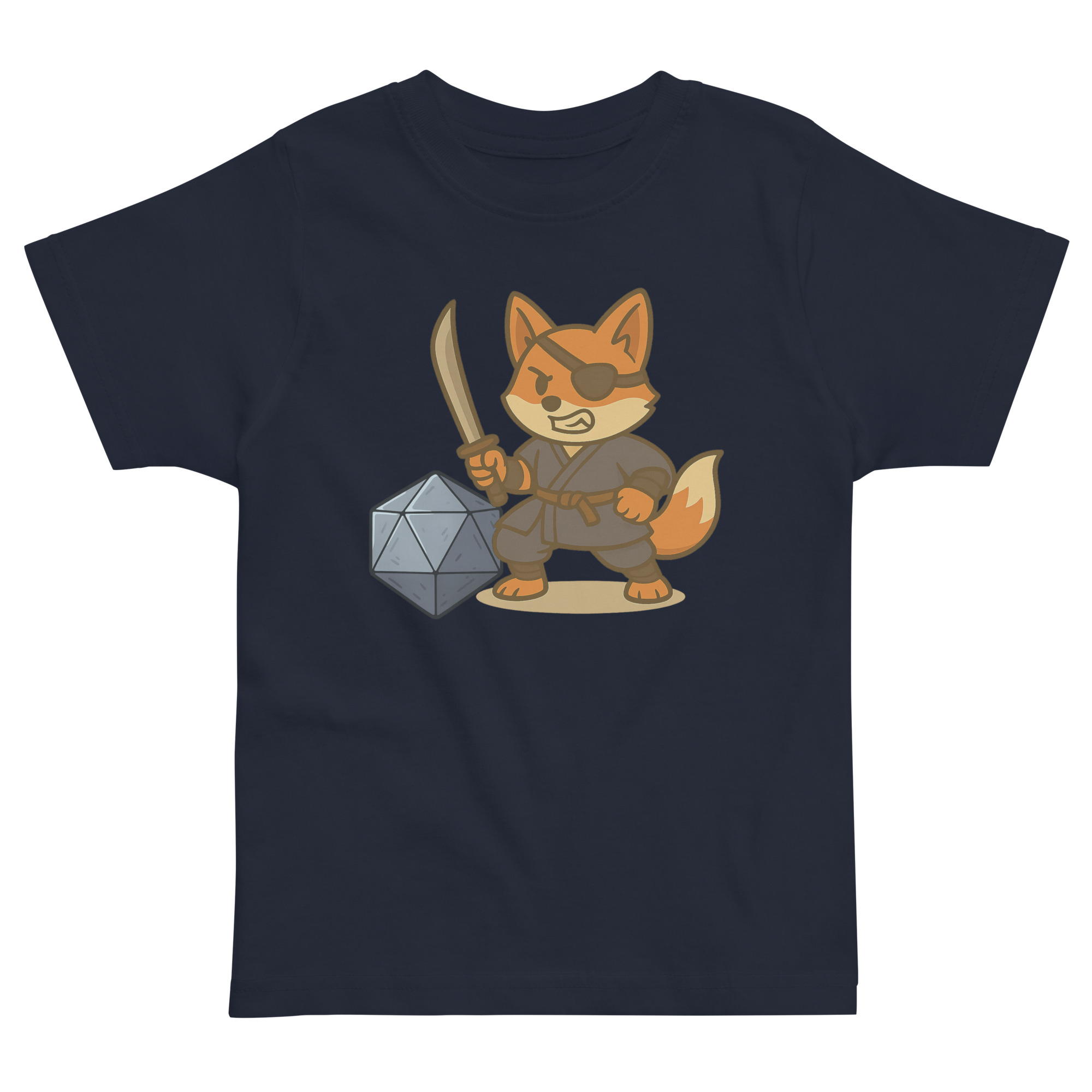 Dicefox Ronin - Jersey-DTG-T-Shirt für Kleinkinder – Bild 2
