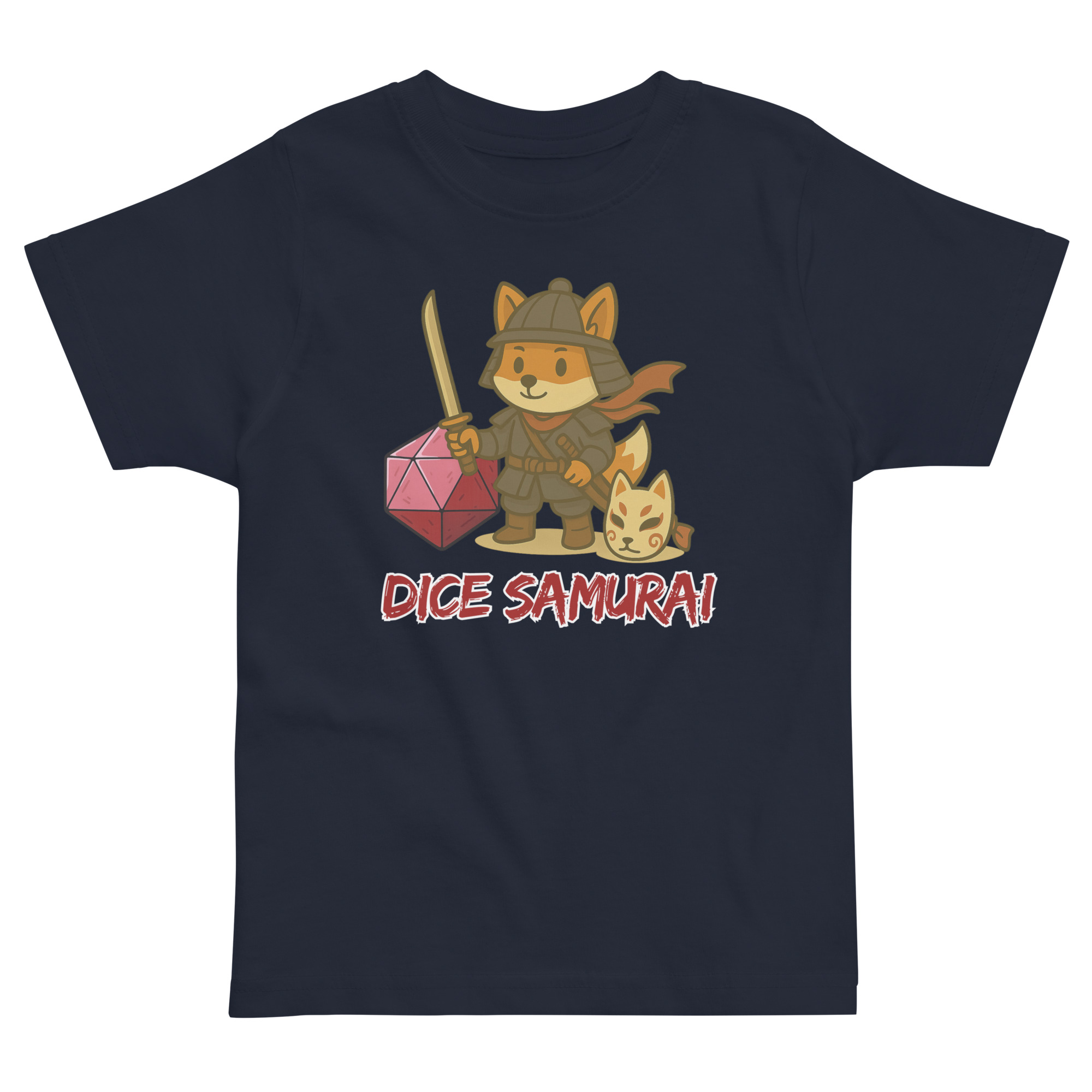 Dice Samurai - Jersey-DTG-T-Shirt für Kleinkinder – Bild 2