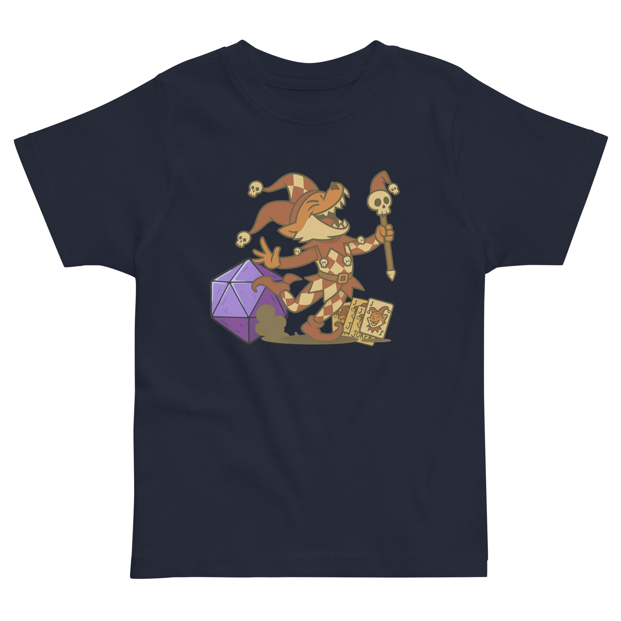 Dicefox Trickser - Jersey-DTG-T-Shirt für Kleinkinder – Bild 2