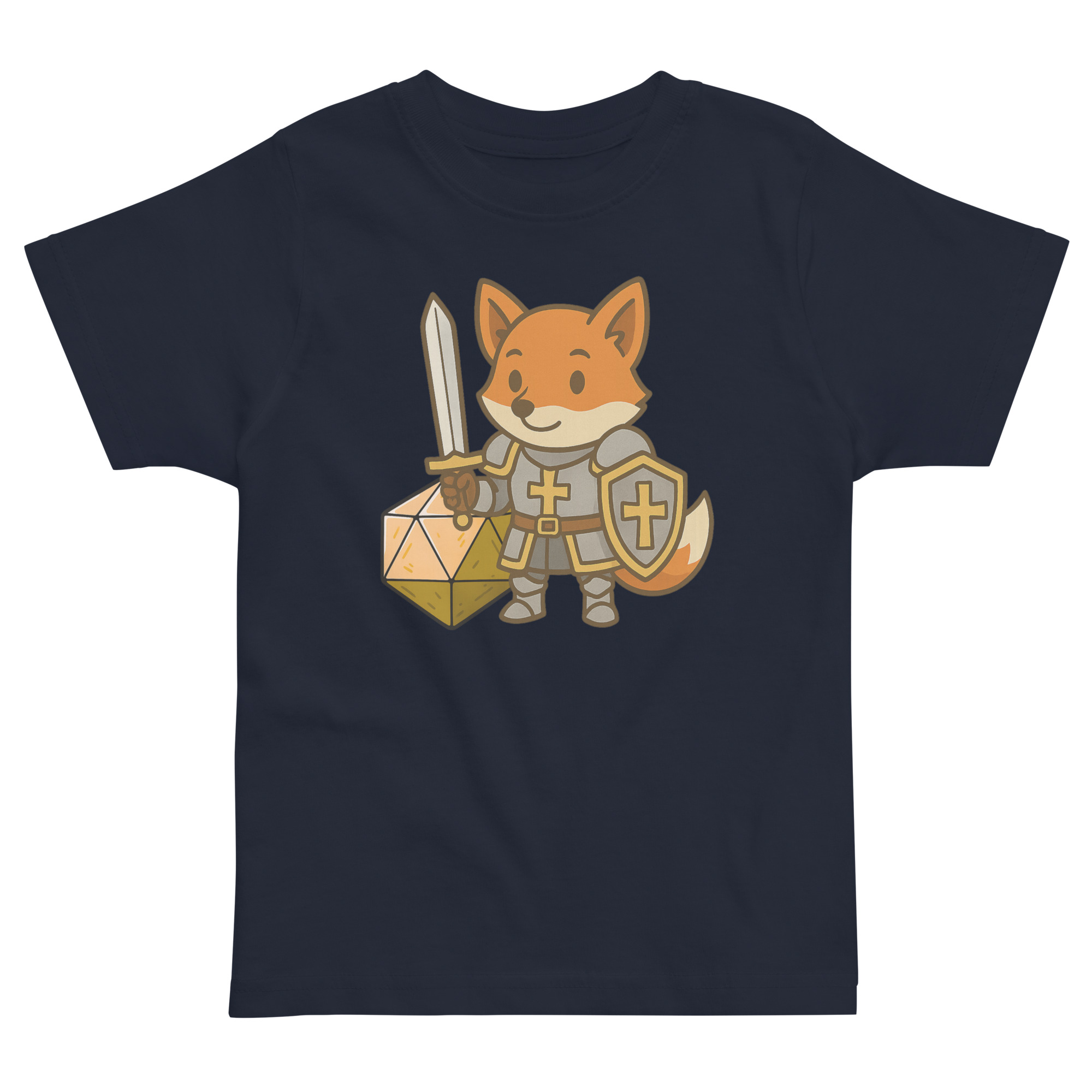 Dicefox Paladin - Jersey-DTG-T-Shirt für Kleinkinder – Bild 2
