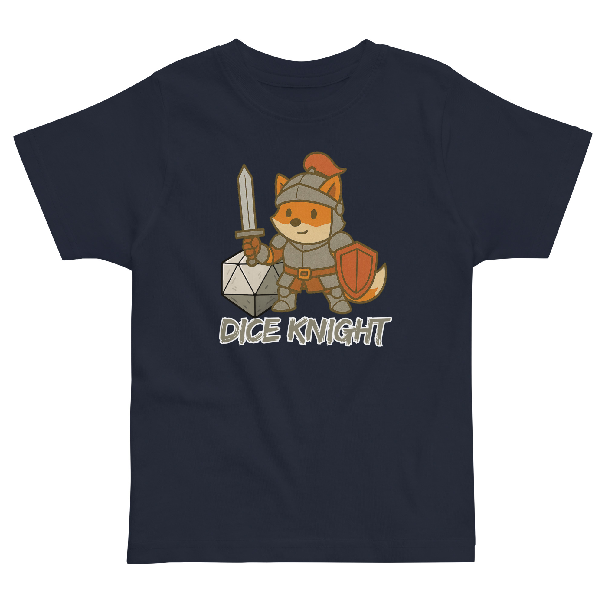 Dice Knight - Jersey-DTG-T-Shirt für Kleinkinder – Bild 2