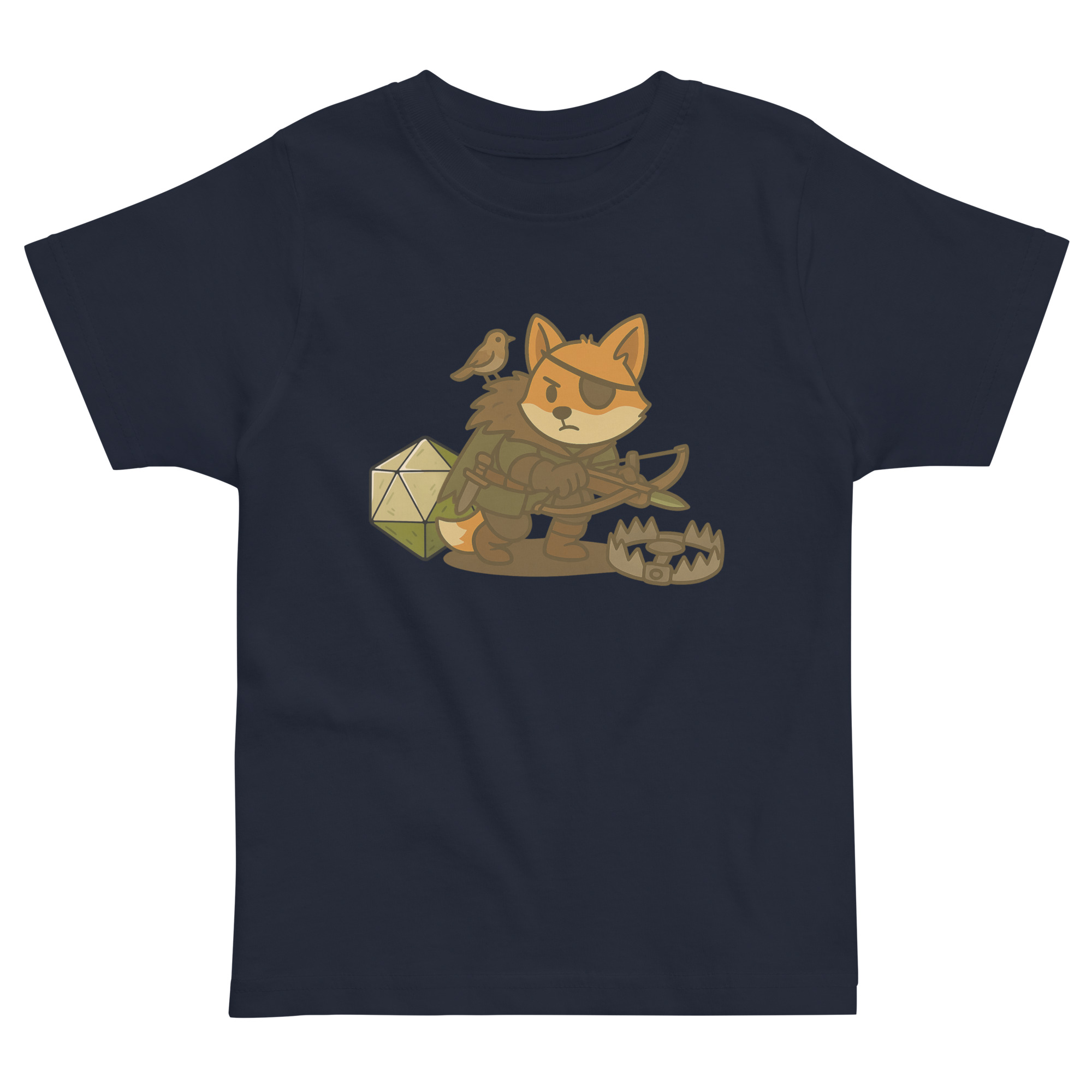 Dicefox Hunter - Jersey-DTG-T-Shirt für Kleinkinder – Bild 2