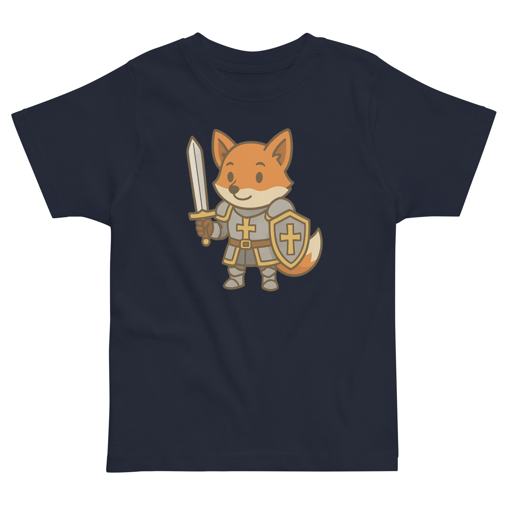 Fox Paladin - Jersey-DTG-T-Shirt für Kleinkinder – Bild 2