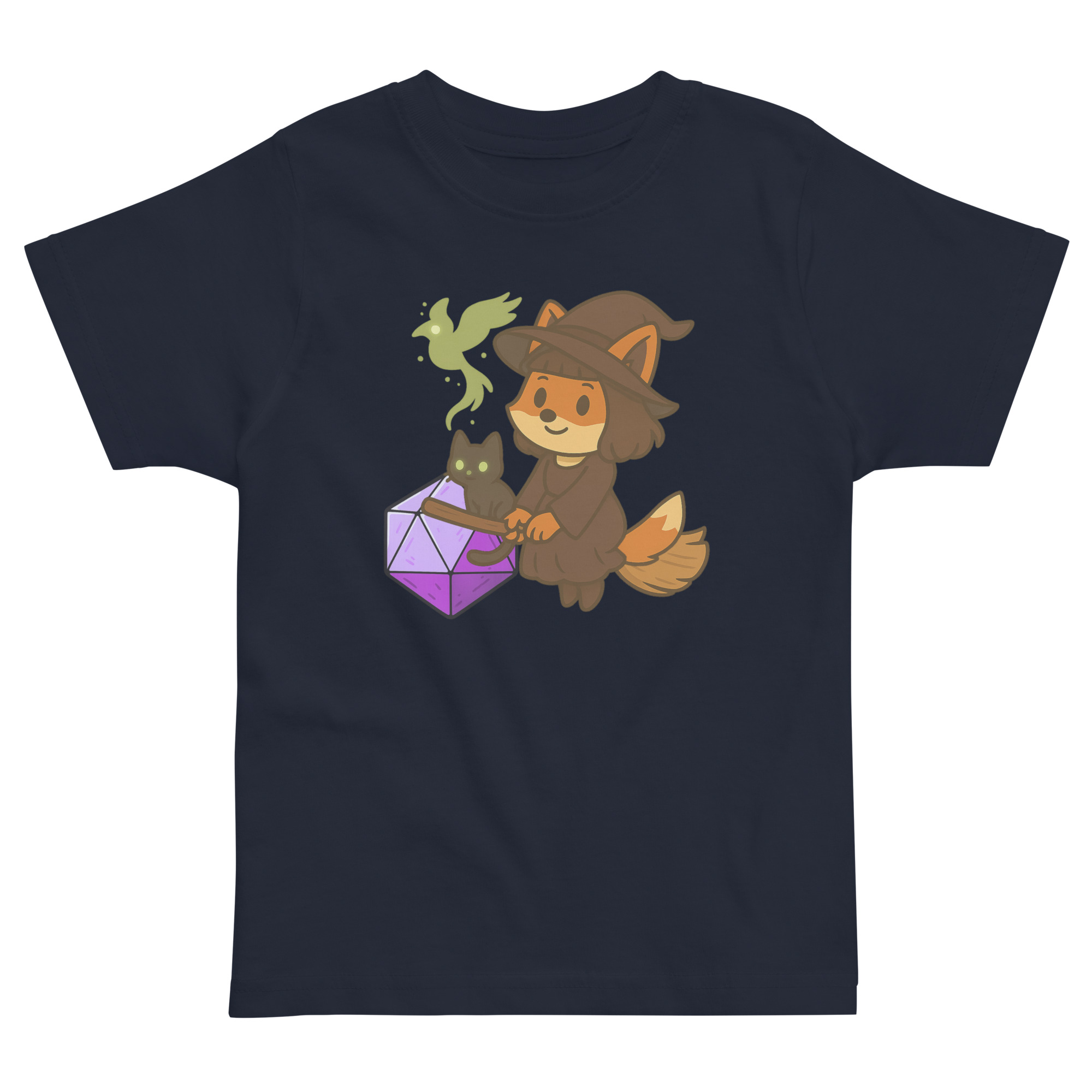Dicefox Witch - Jersey-DTG-T-Shirt für Kleinkinder – Bild 2