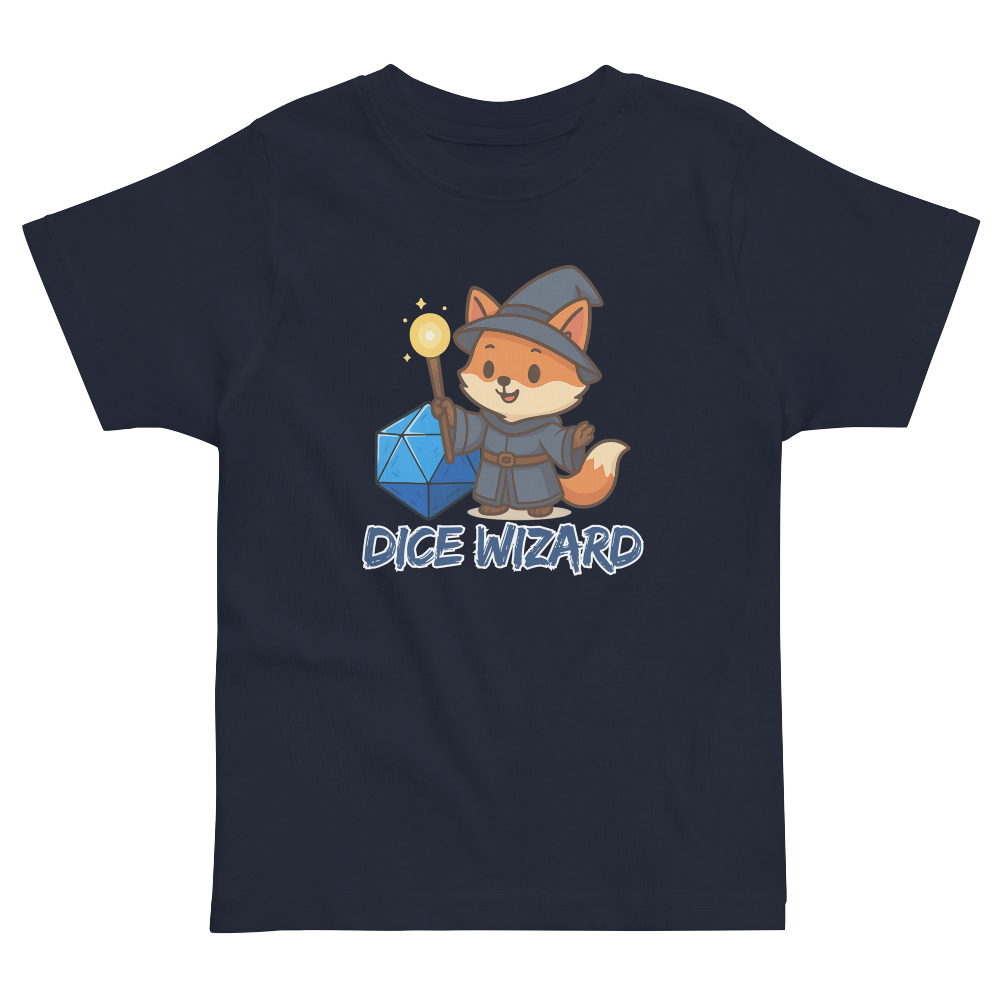 Dice Wizard - Jersey-DTG-T-Shirt für Kleinkinder – Bild 2