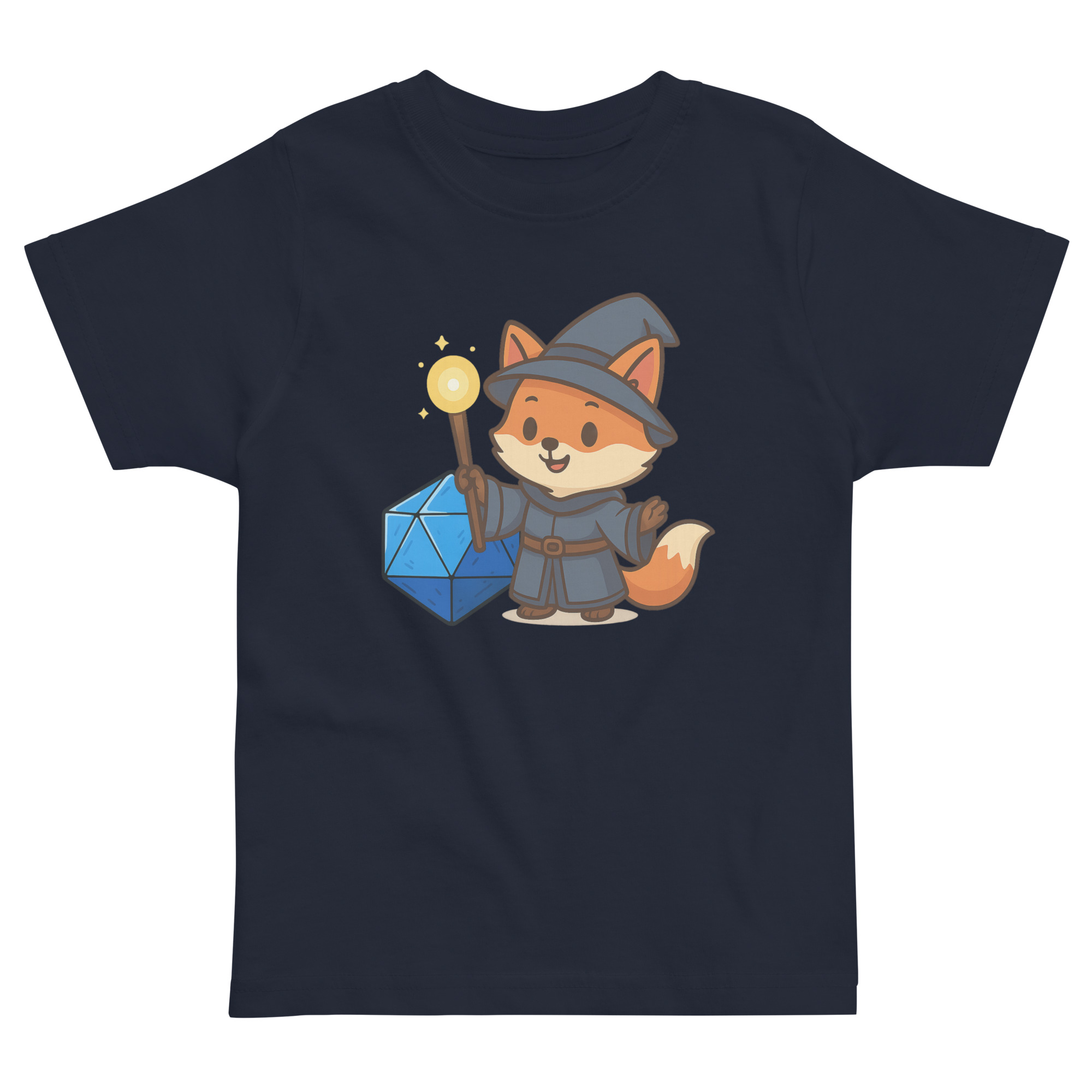 Dicefox Wizard - Jersey-DTG-T-Shirt für Kleinkinder – Bild 2