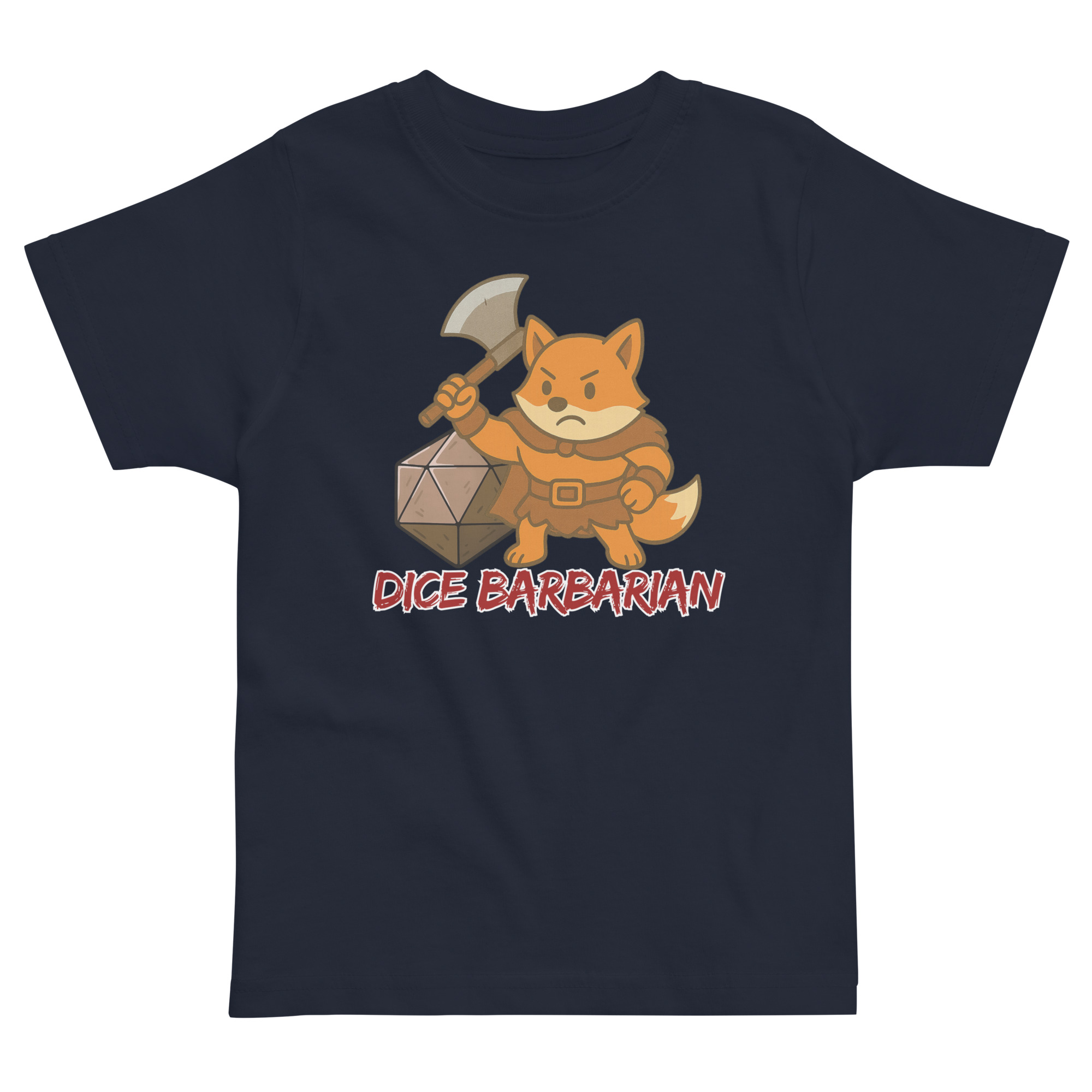 Dice Barbarian - Jersey-DTG-T-Shirt für Kleinkinder – Bild 3