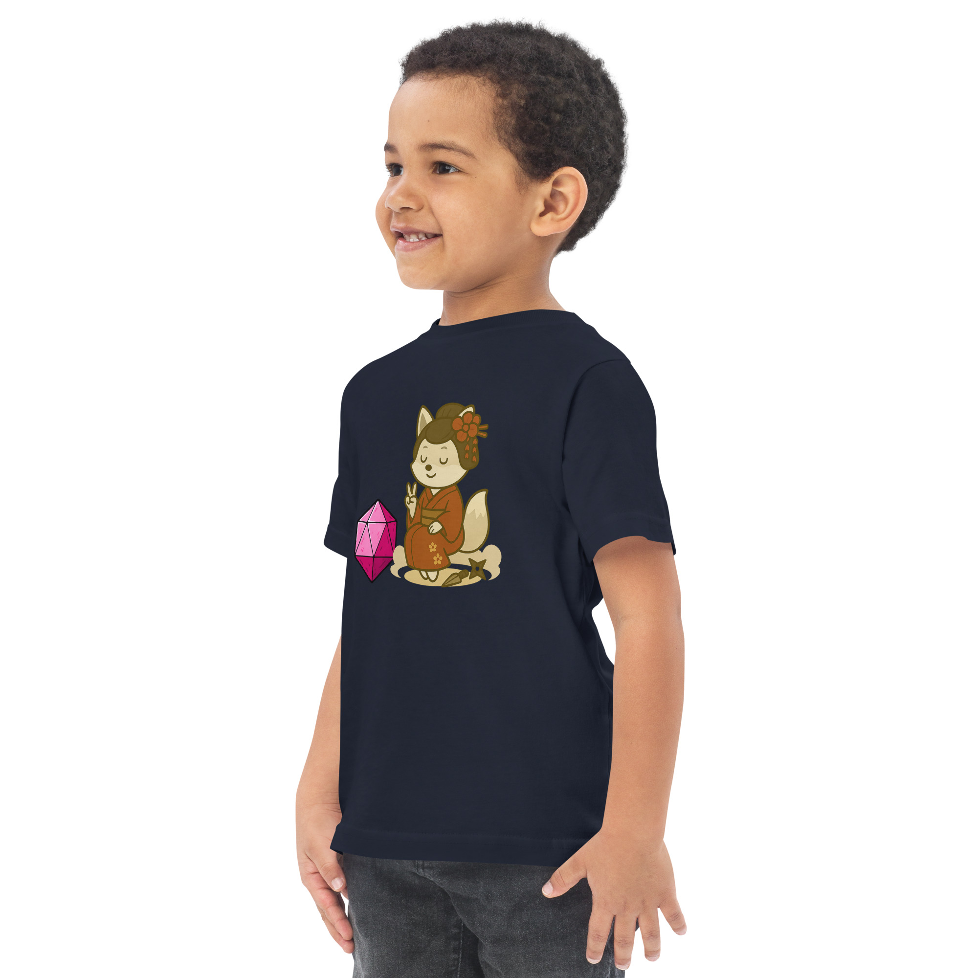 Dicefox Konoishi - Jersey-DTG-T-Shirt für Kleinkinder – Bild 7
