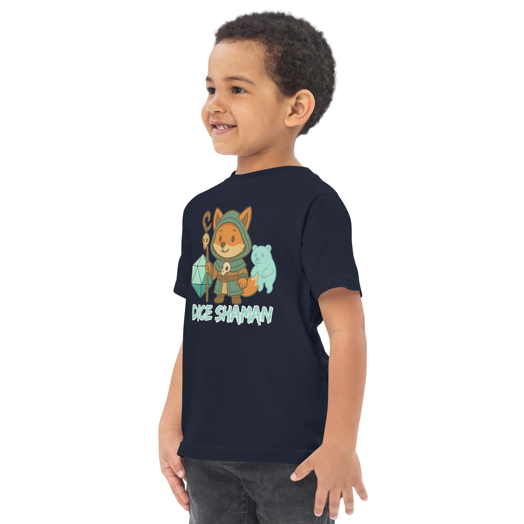Dice Shaman - Jersey-DTG-T-Shirt für Kleinkinder – Bild 7