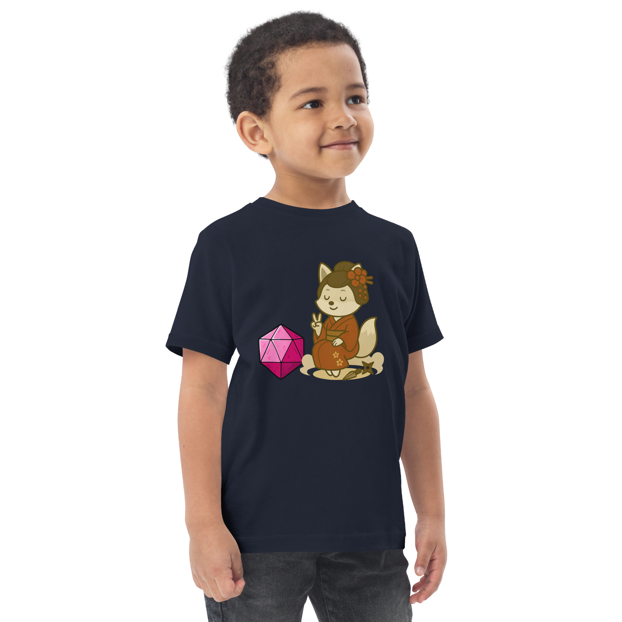 Dicefox Konoishi - Jersey-DTG-T-Shirt für Kleinkinder – Bild 6