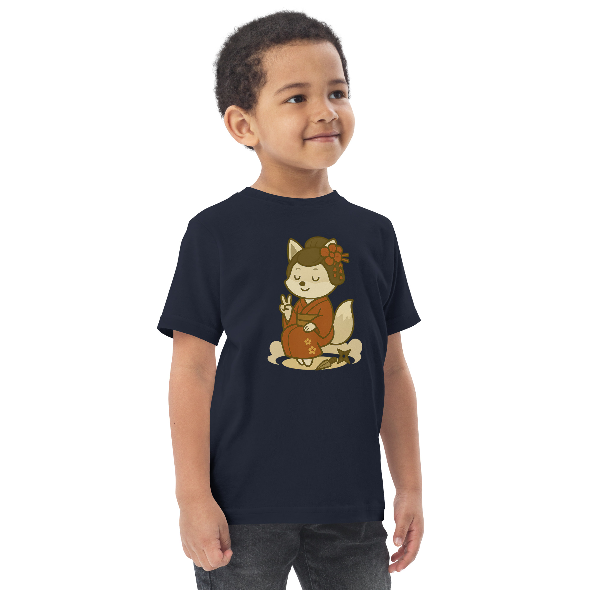 Fox Kunoishi - Jersey-DTG-T-Shirt für Kleinkinder – Bild 6