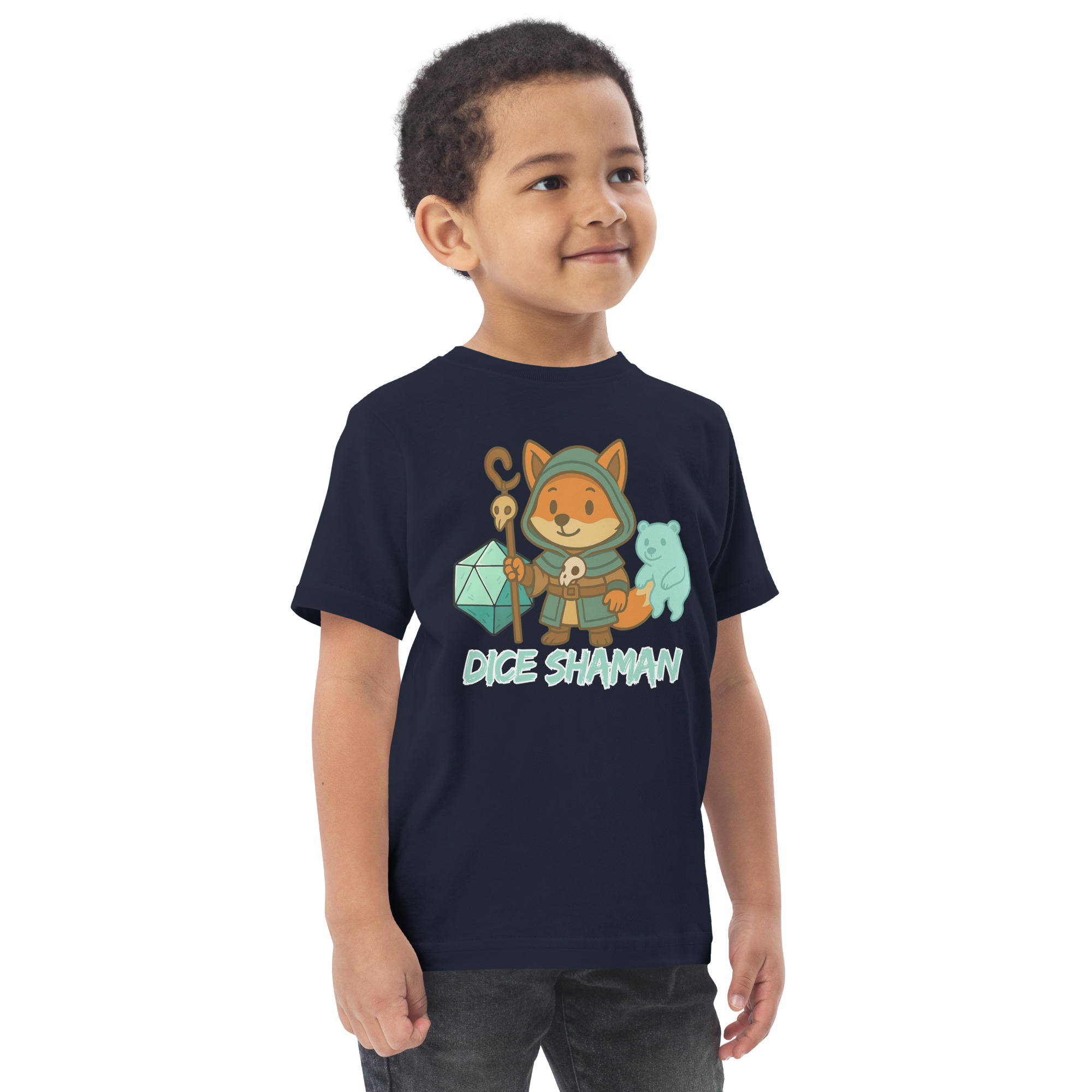 Dice Shaman - Jersey-DTG-T-Shirt für Kleinkinder – Bild 6