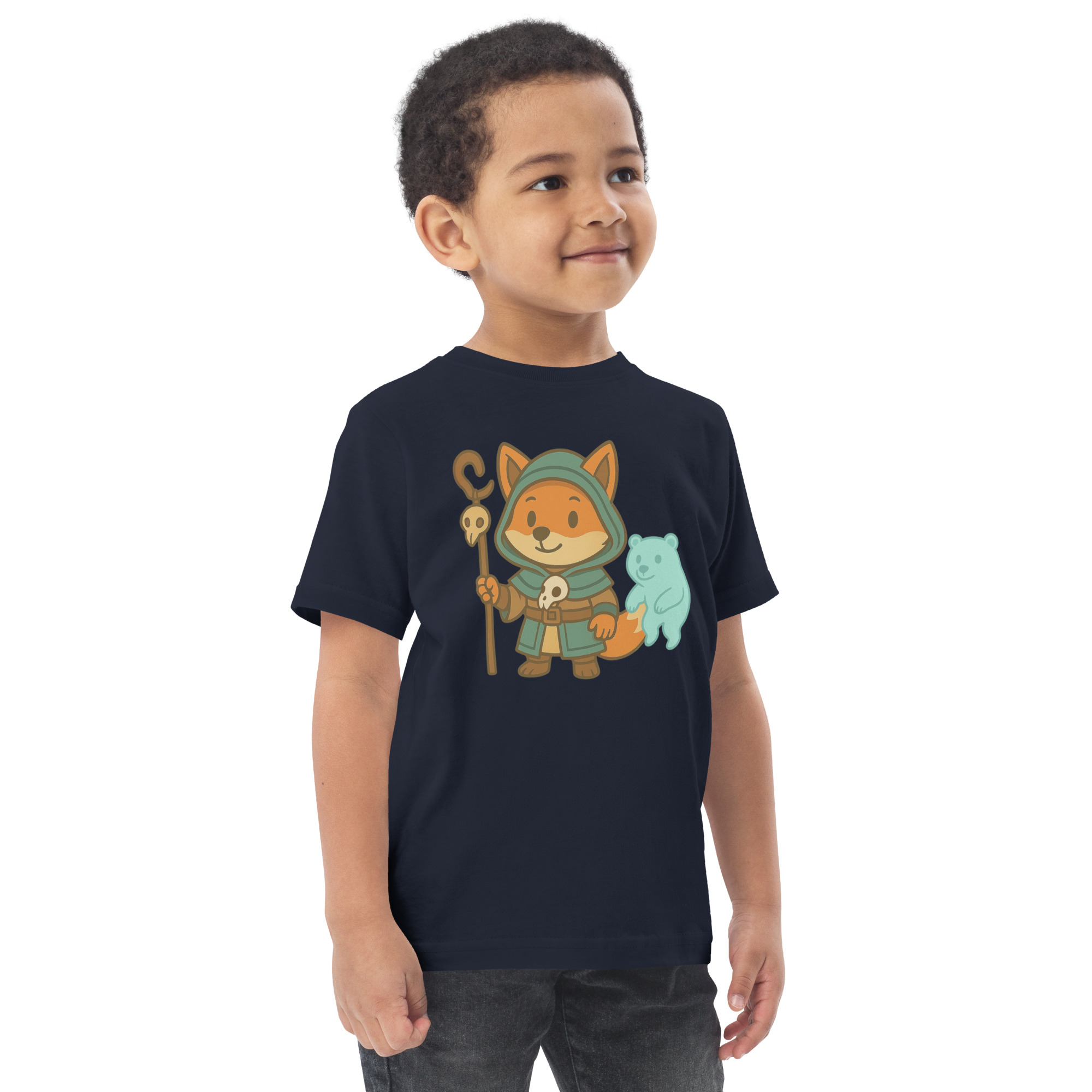 Fox Shaman - Jersey-DTG-T-Shirt für Kleinkinder – Bild 6
