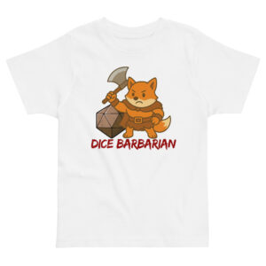 Dice Barbarian - Jersey-DTG-T-Shirt für Kleinkinder