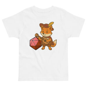 Dicefox Bard - Jersey-DTG-T-Shirt für Kleinkinder