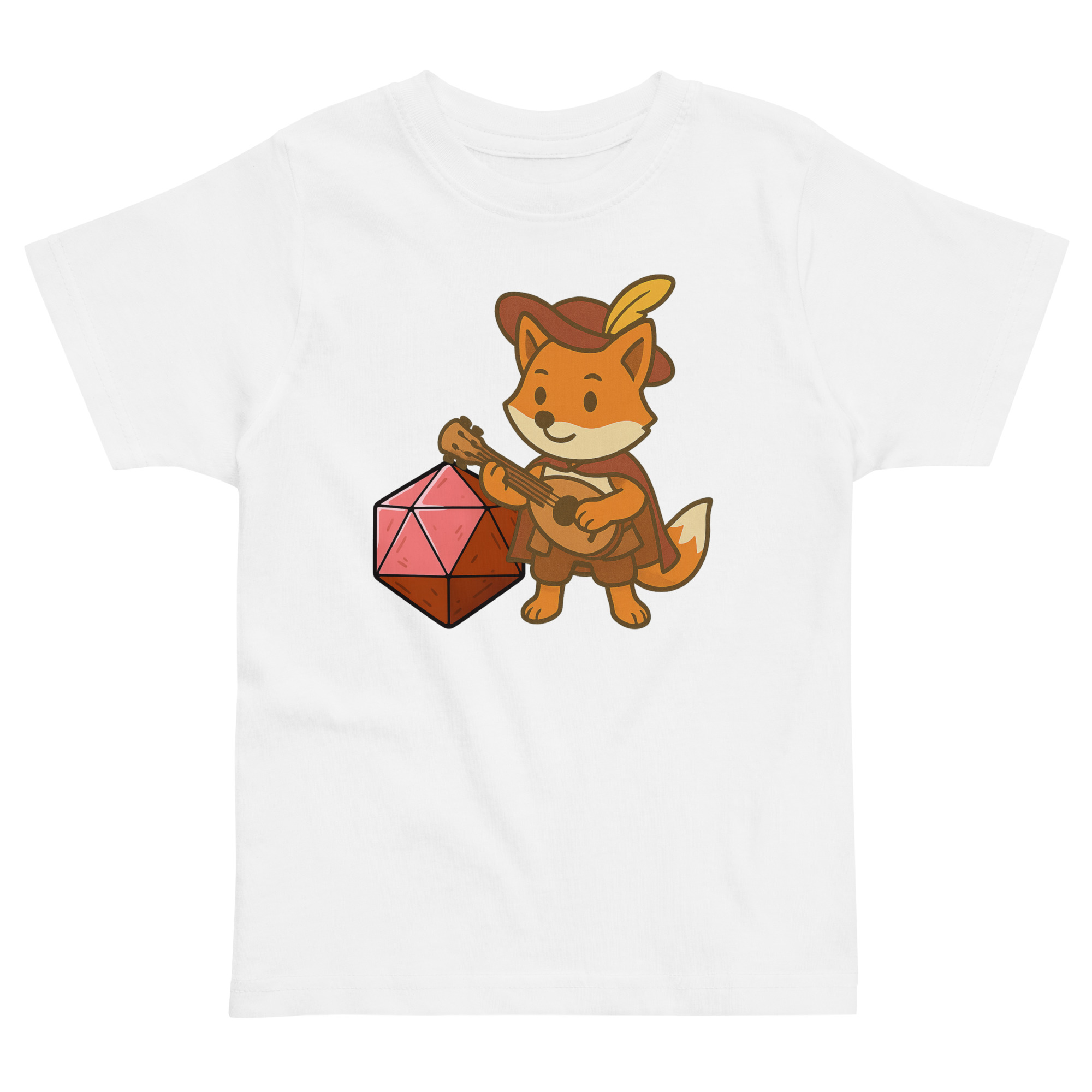 Dicefox Bard - Jersey-DTG-T-Shirt für Kleinkinder