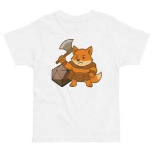 Dicefox Barbarian - Jersey-DTG-T-Shirt für Kleinkinder