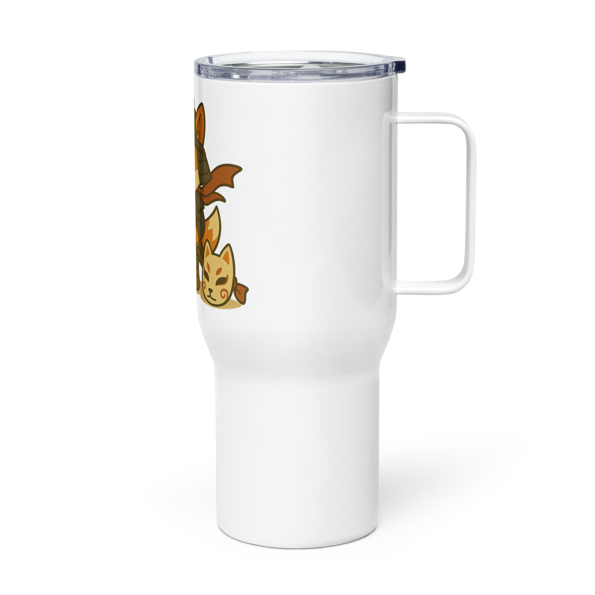 Dicefox Samurai - Reisebecher mit Griff | 739 ml (25 oz) | 1.183 ml (40 oz) – Bild 4