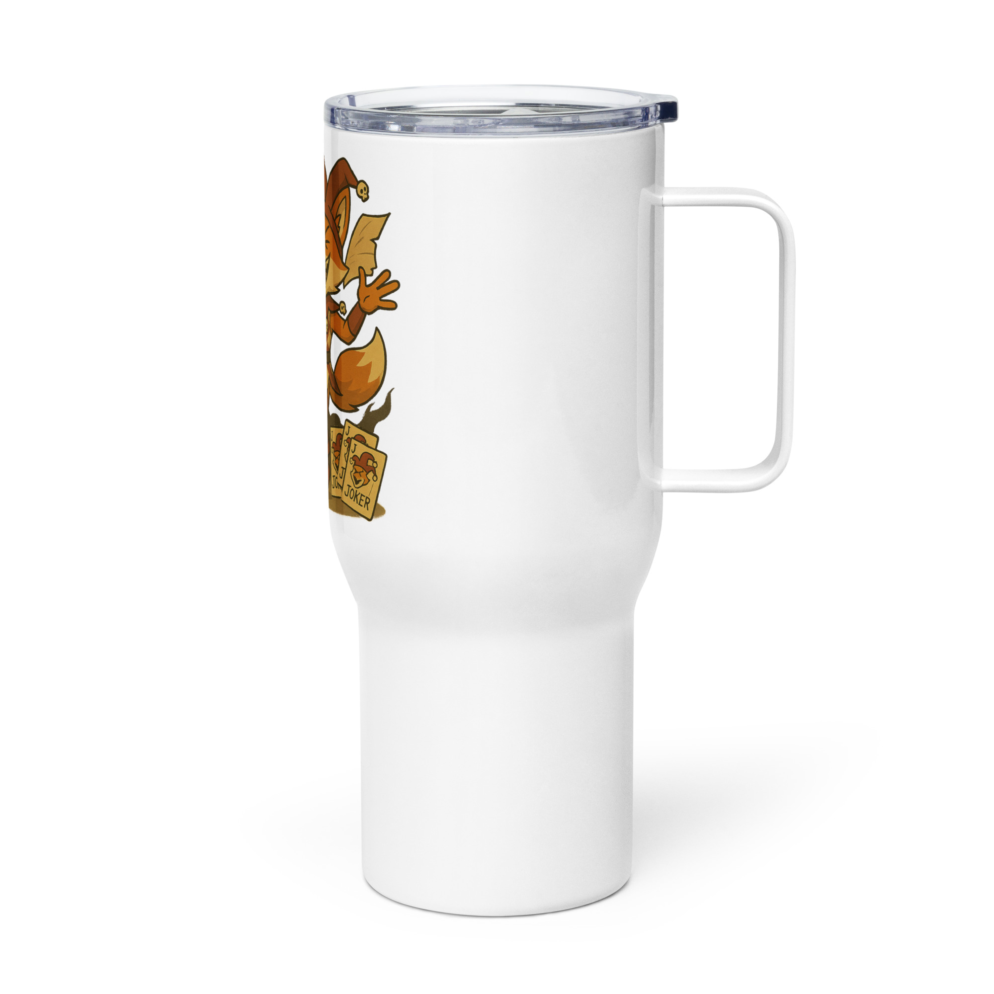 Dicefox Jester - Reisebecher mit Griff | 739 ml (25 oz) | 1.183 ml (40 oz) – Bild 4
