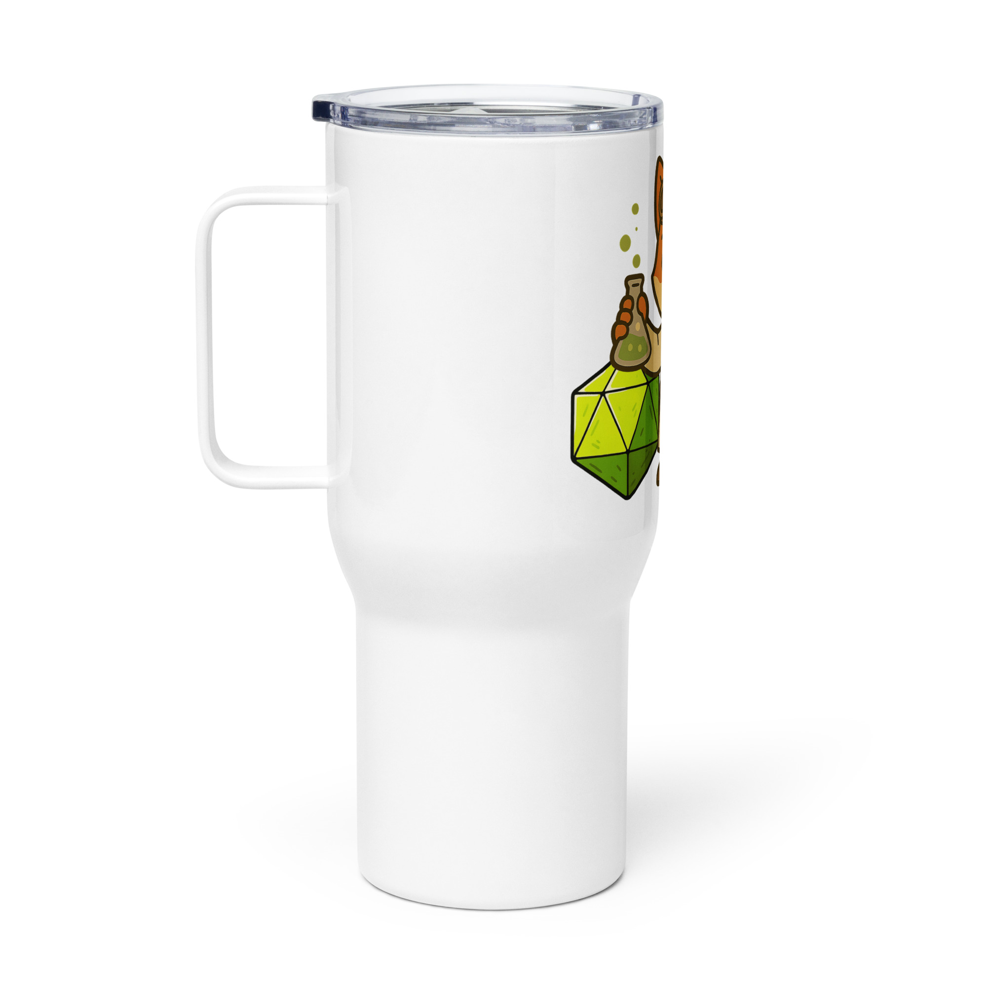 Dicefox Alchemist - Reisebecher mit Griff | 739 ml (25 oz) | 1.183 ml (40 oz) – Bild 2