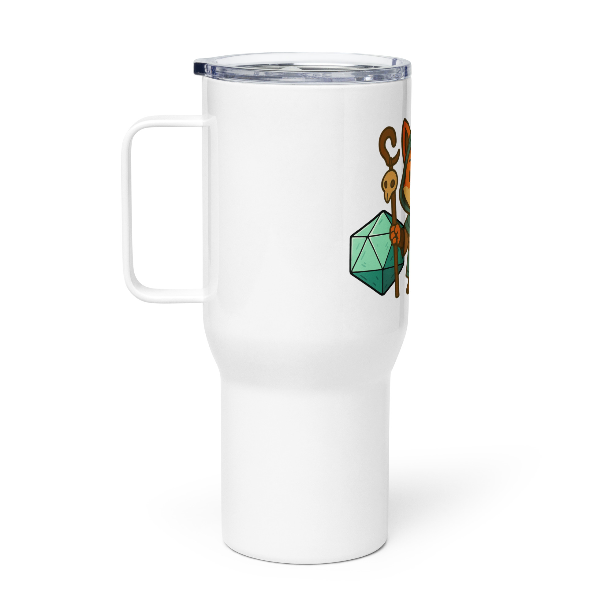 Dicefox Shaman - Reisebecher mit Griff | 739 ml (25 oz) | 1.183 ml (40 oz) – Bild 2