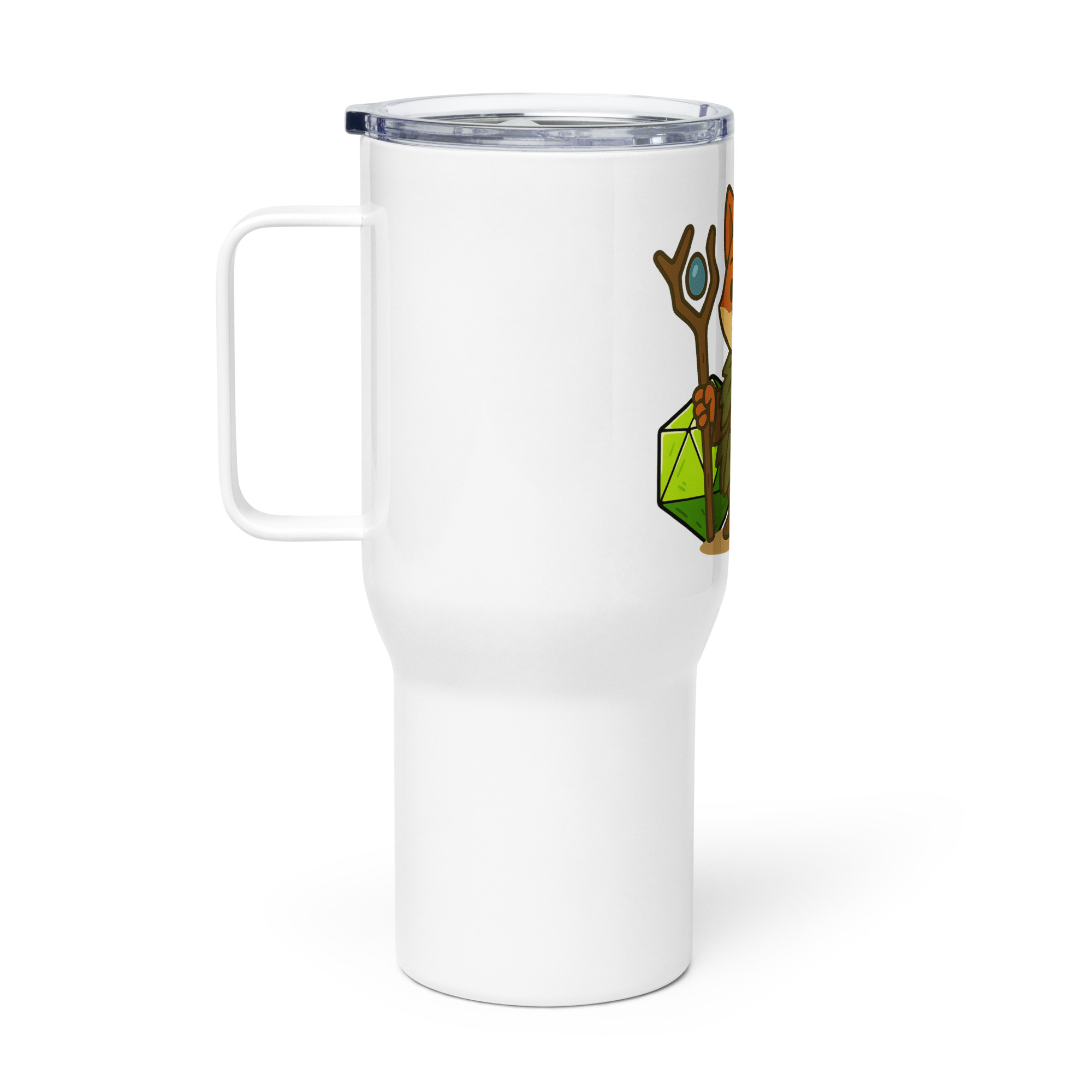 Dicefox Druid - Reisebecher mit Griff | 739 ml (25 oz) | 1.183 ml (40 oz) – Bild 2