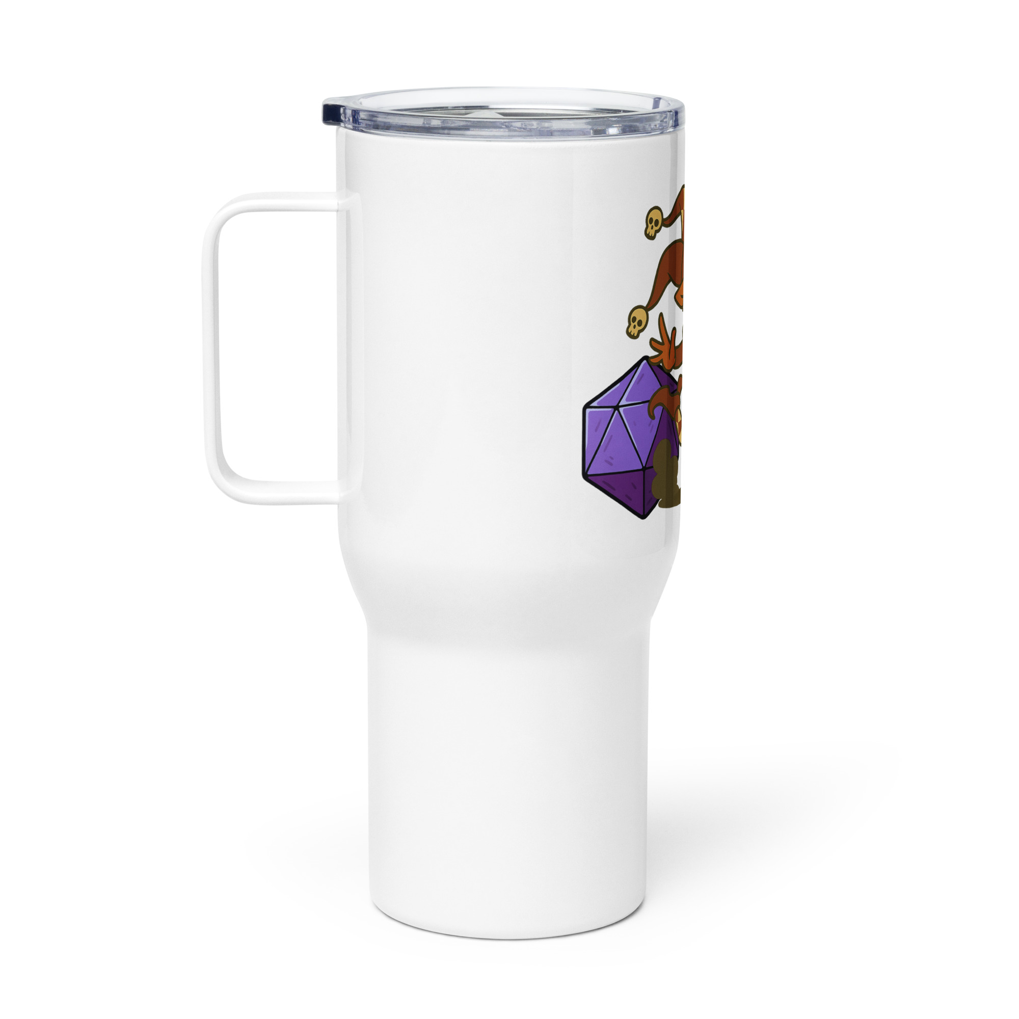 Dicefox Trickser - Reisebecher mit Griff | 739 ml (25 oz) | 1.183 ml (40 oz) – Bild 2