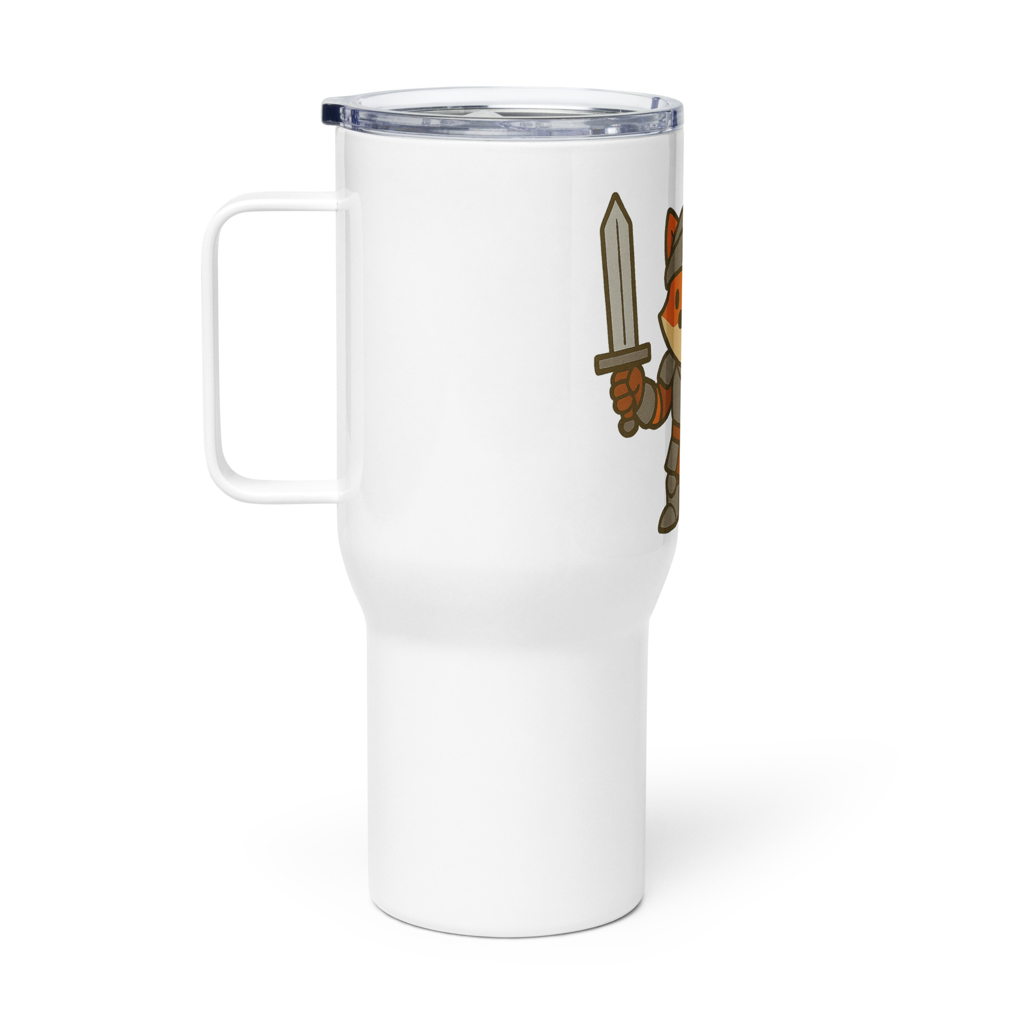Fox Knight - Reisebecher mit Griff | 739 ml (25 oz) | 1.183 ml (40 oz) – Bild 2