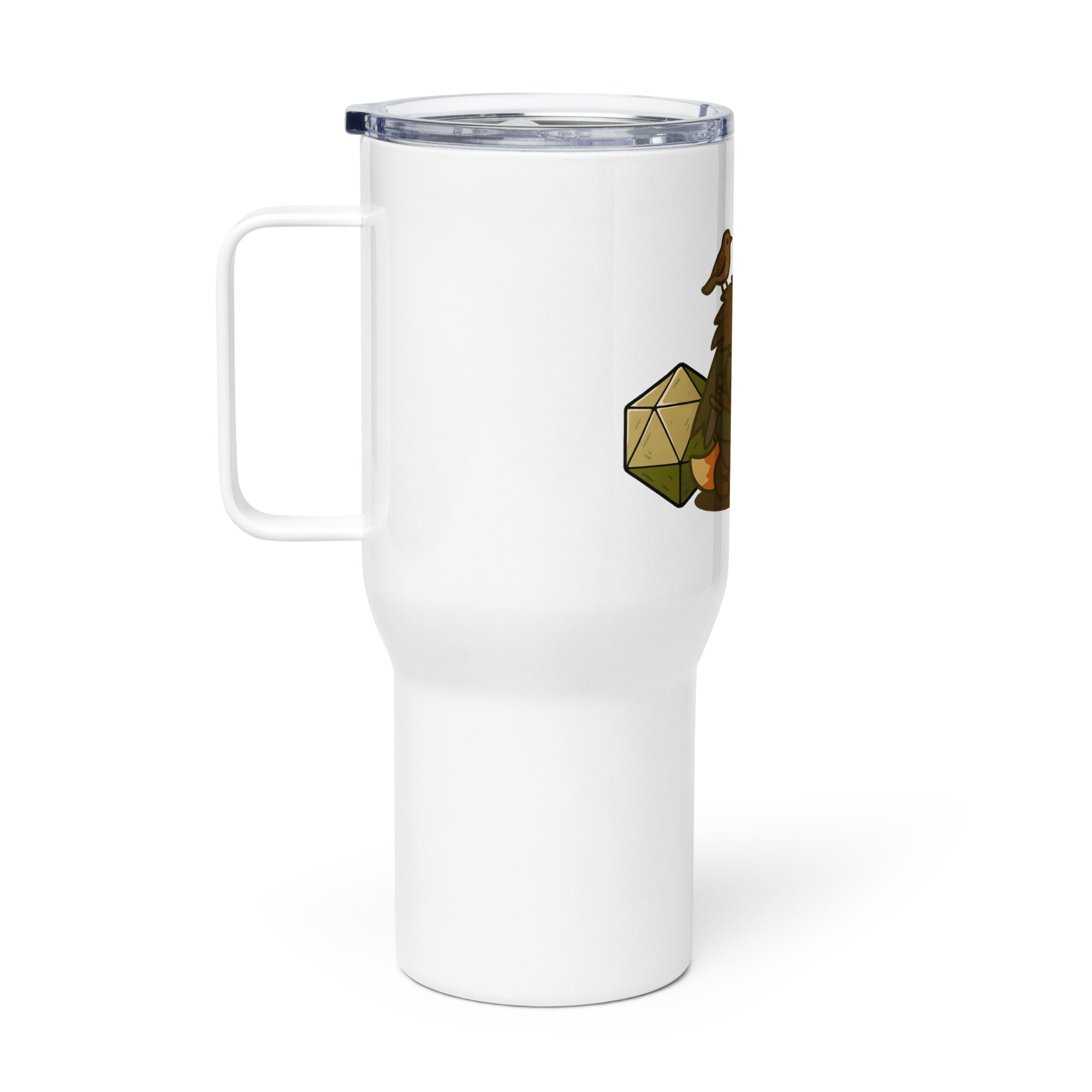 Dicefox Hunter - Reisebecher mit Griff | 739 ml (25 oz) | 1.183 ml (40 oz) – Bild 2