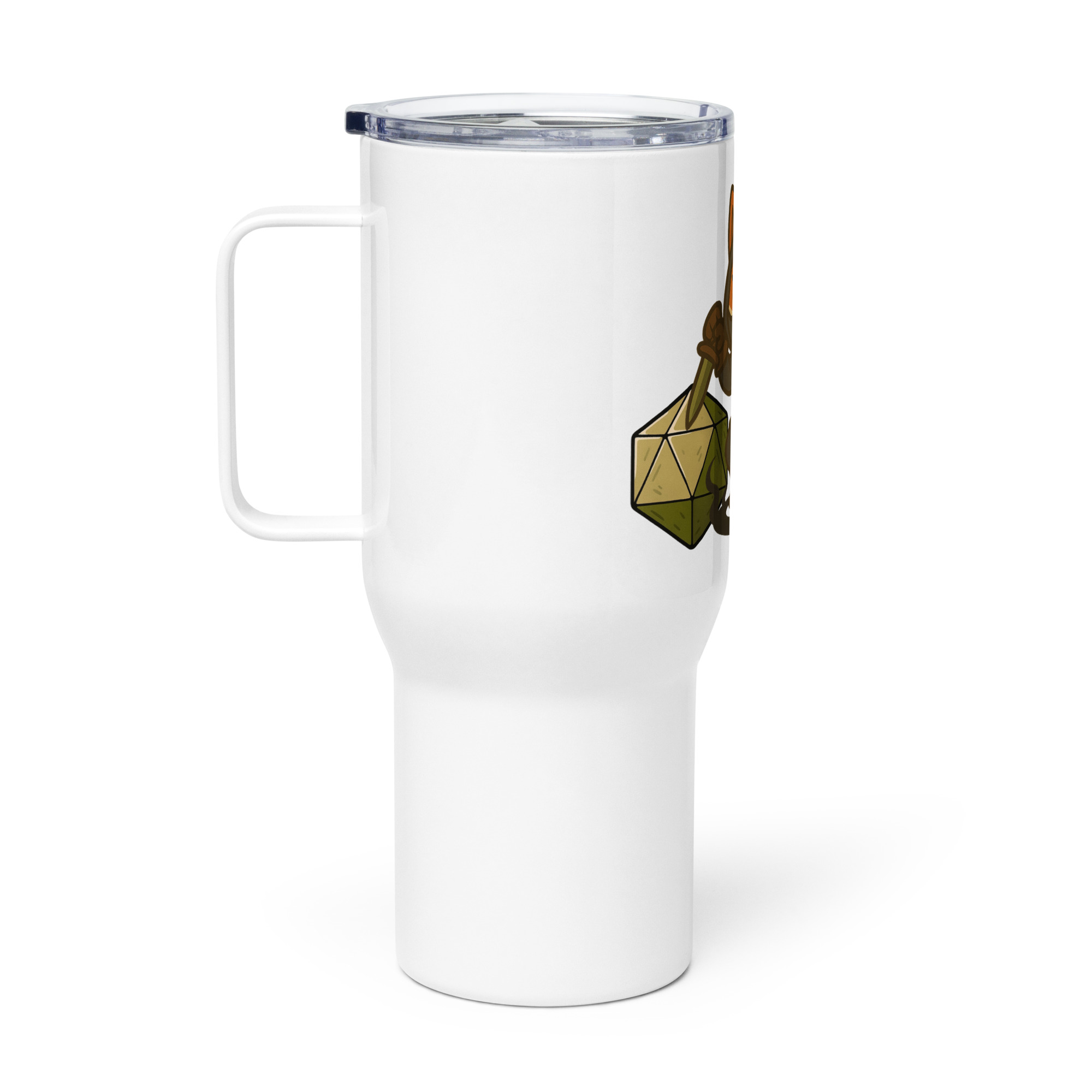 Dicefox Assassin - Reisebecher mit Griff | 739 ml (25 oz) | 1.183 ml (40 oz) – Bild 2
