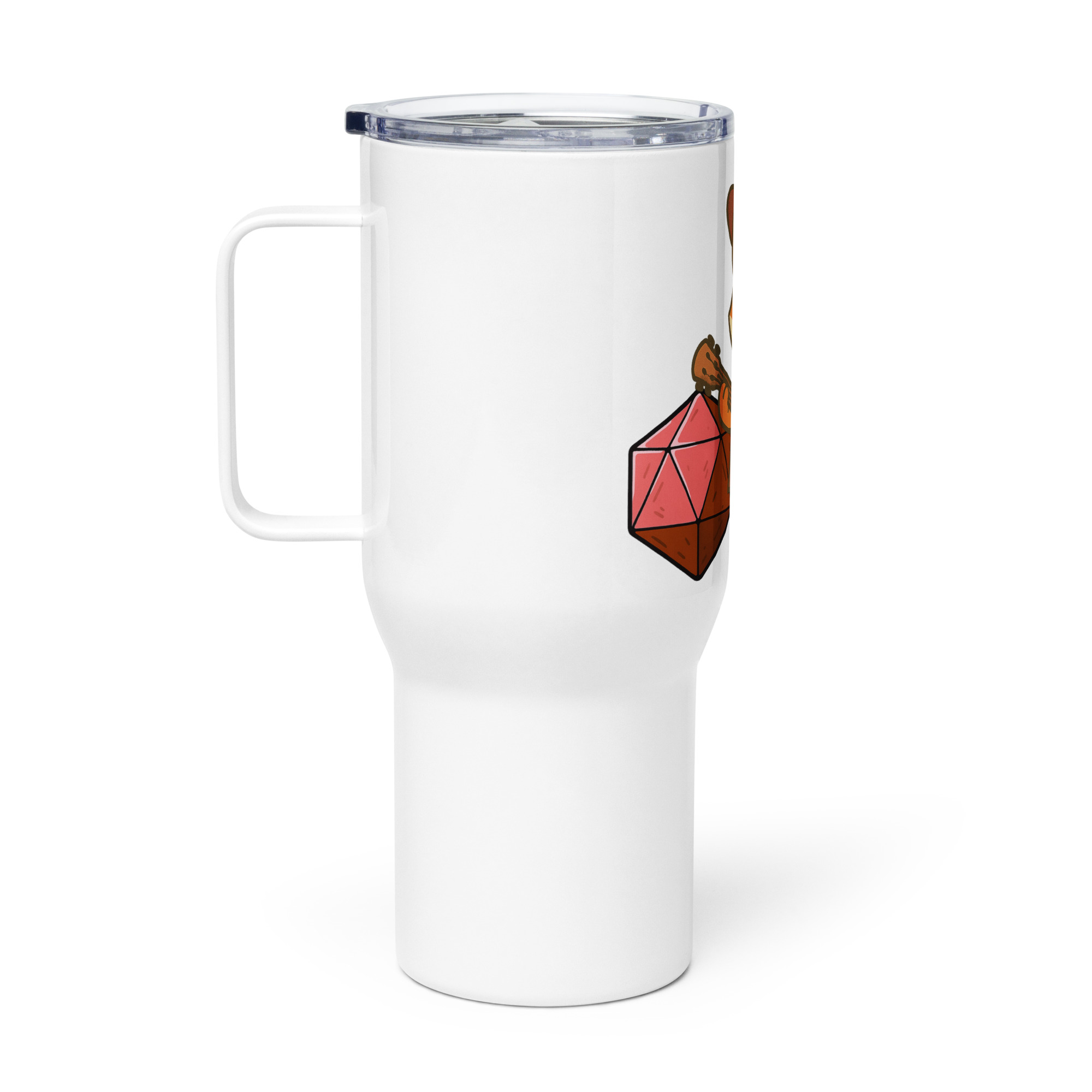 Dicefox Bard - Reisebecher mit Griff | 739 ml (25 oz) | 1.183 ml (40 oz) – Bild 2