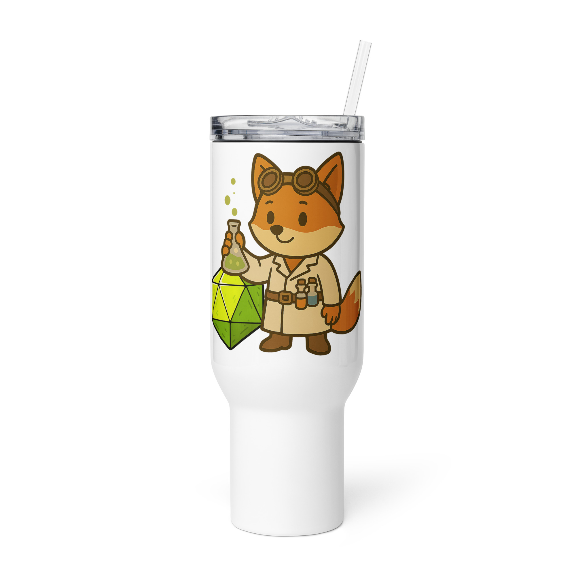 Dicefox Alchemist - Reisebecher mit Griff | 739 ml (25 oz) | 1.183 ml (40 oz) – Bild 4