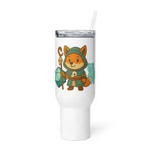 Dicefox Shaman - Reisebecher mit Griff | 739 ml (25 oz) | 1.183 ml (40 oz)