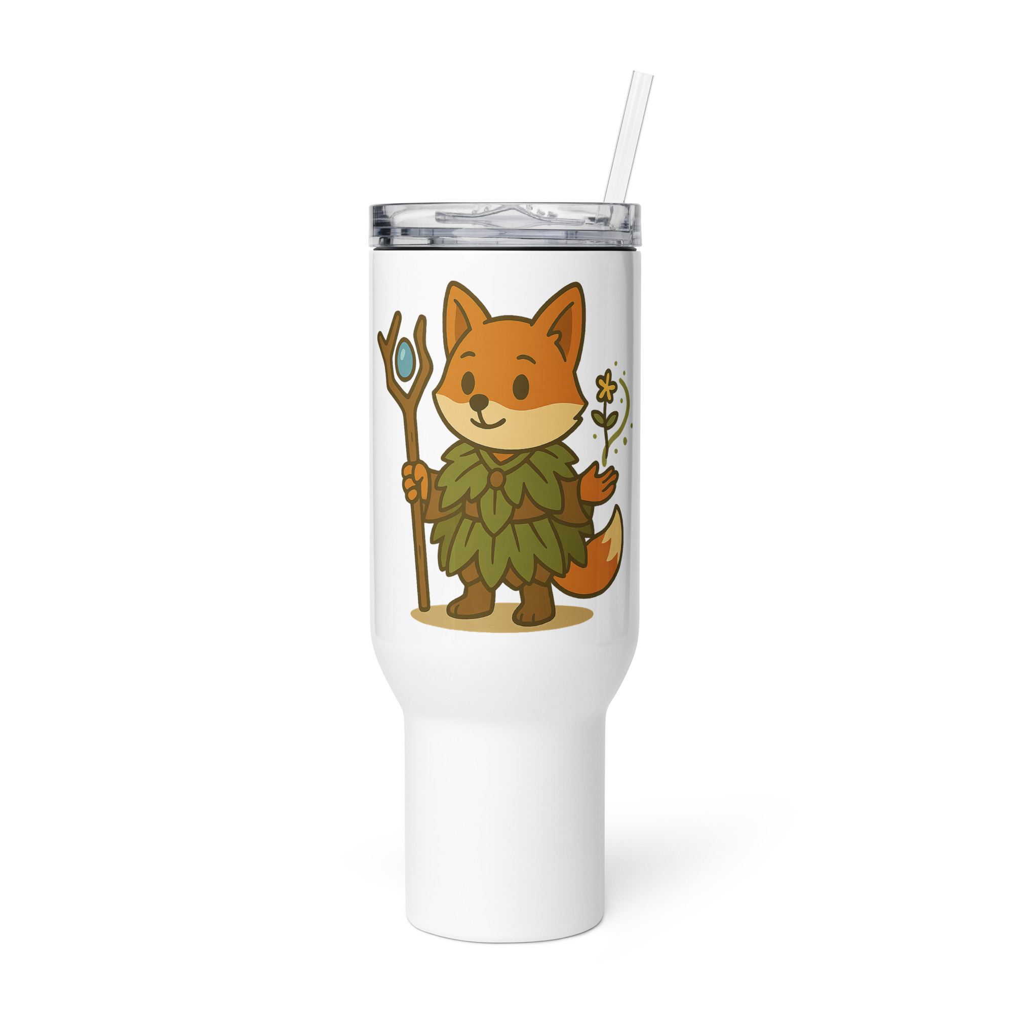 Fox Druid - Reisebecher mit Griff | 739 ml (25 oz) | 1.183 ml (40 oz)