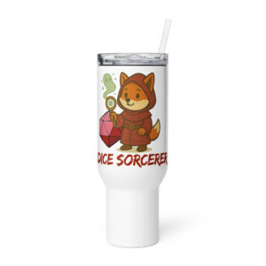 Dice Sorcerer - Reisebecher mit Griff | 739 ml (25 oz) | 1.183 ml (40 oz)