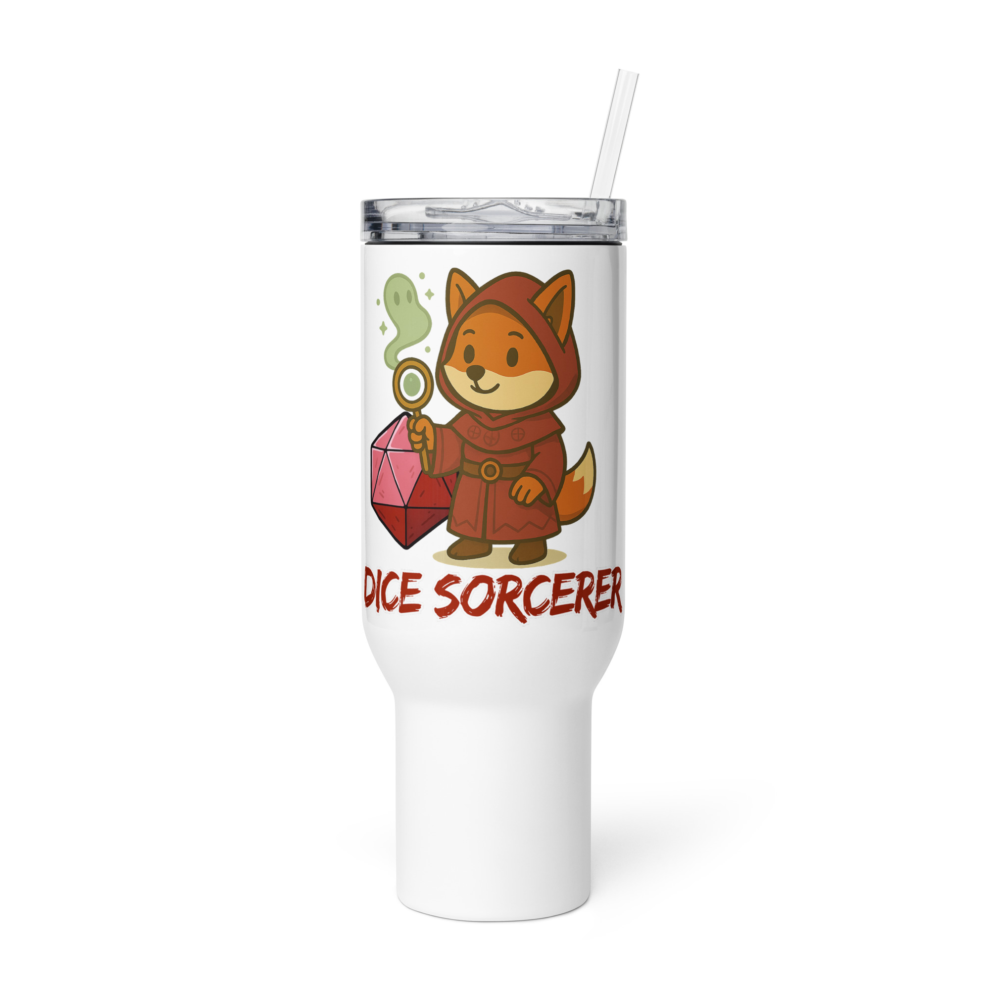 Dice Sorcerer - Reisebecher mit Griff | 739 ml (25 oz) | 1.183 ml (40 oz)