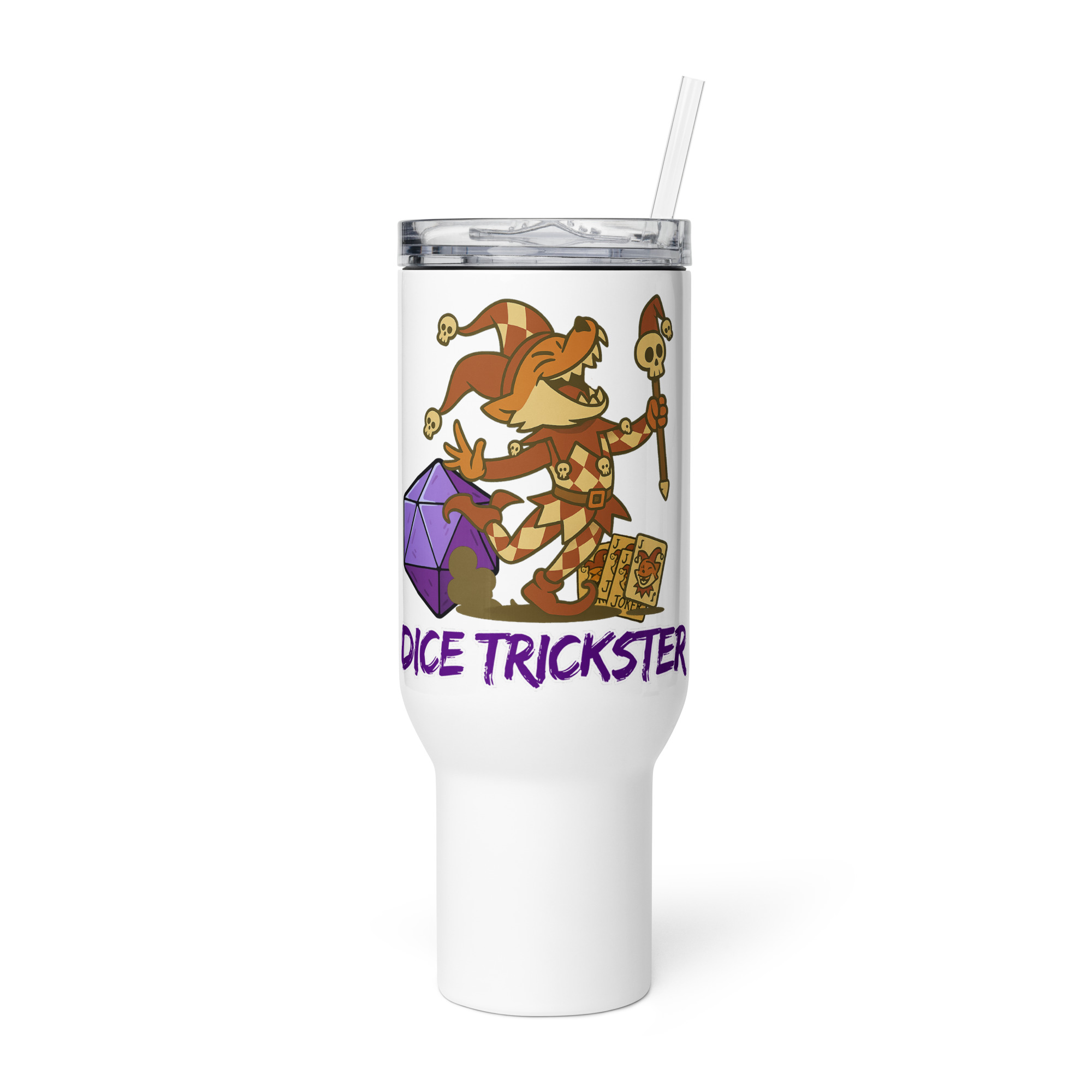 Dice Trickser - Reisebecher mit Griff | 739 ml (25 oz) | 1.183 ml (40 oz)