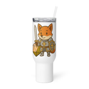 Dicefox Paladin - Reisebecher mit Griff | 739 ml (25 oz) | 1.183 ml (40 oz)