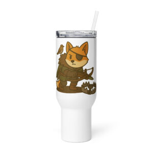 Fox Hunter - Reisebecher mit Griff | 739 ml (25 oz) | 1.183 ml (40 oz)