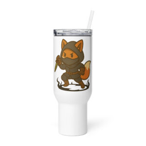 Fox Assassin - Reisebecher mit Griff | 739 ml (25 oz) | 1.183 ml (40 oz)
