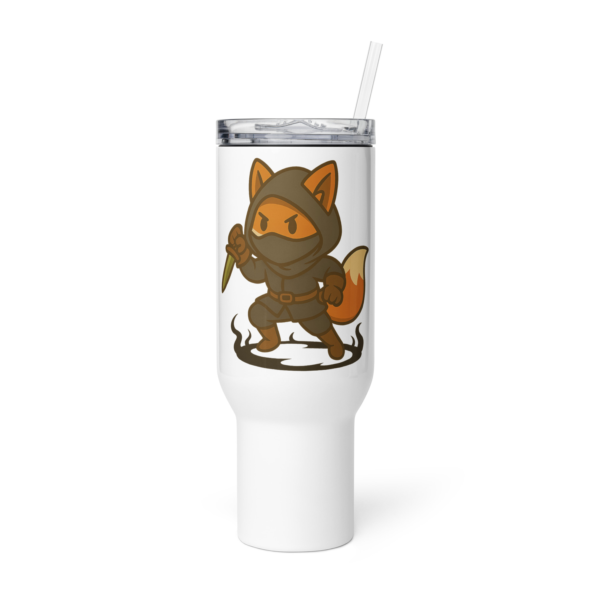 Fox Assassin - Reisebecher mit Griff | 739 ml (25 oz) | 1.183 ml (40 oz)