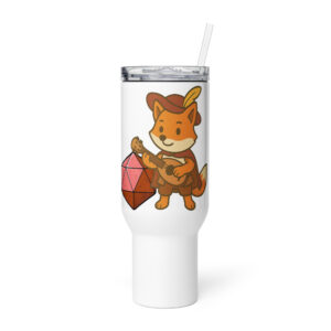 Dicefox Bard - Reisebecher mit Griff | 739 ml (25 oz) | 1.183 ml (40 oz)