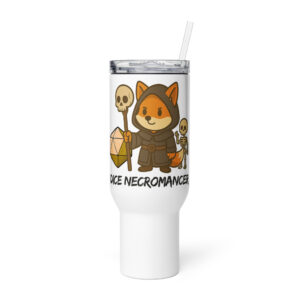 Dice Necromancer - Reisebecher mit Griff | 739 ml (25 oz) | 1.183 ml (40 oz)